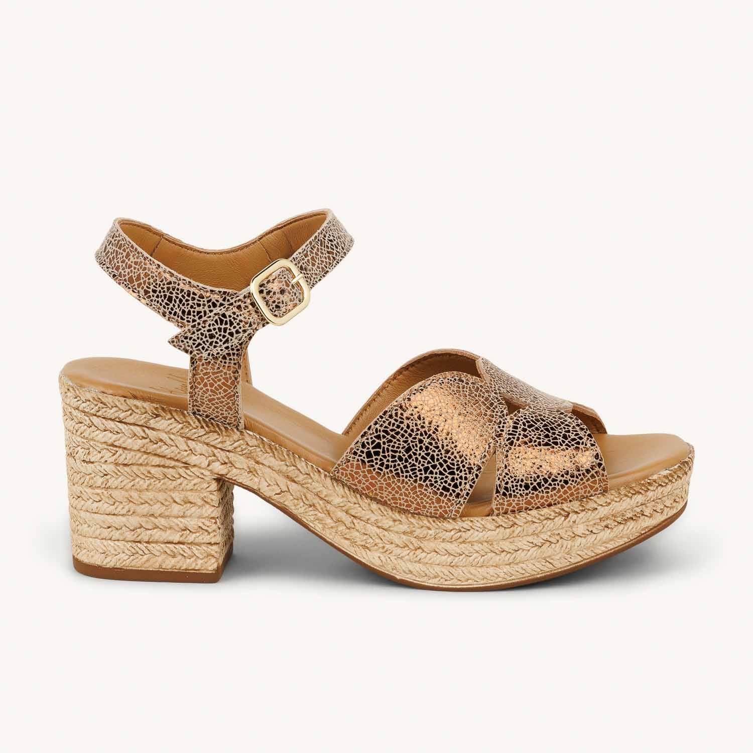 Sandales Femme ALIWELL MIKASA Or/Bronze