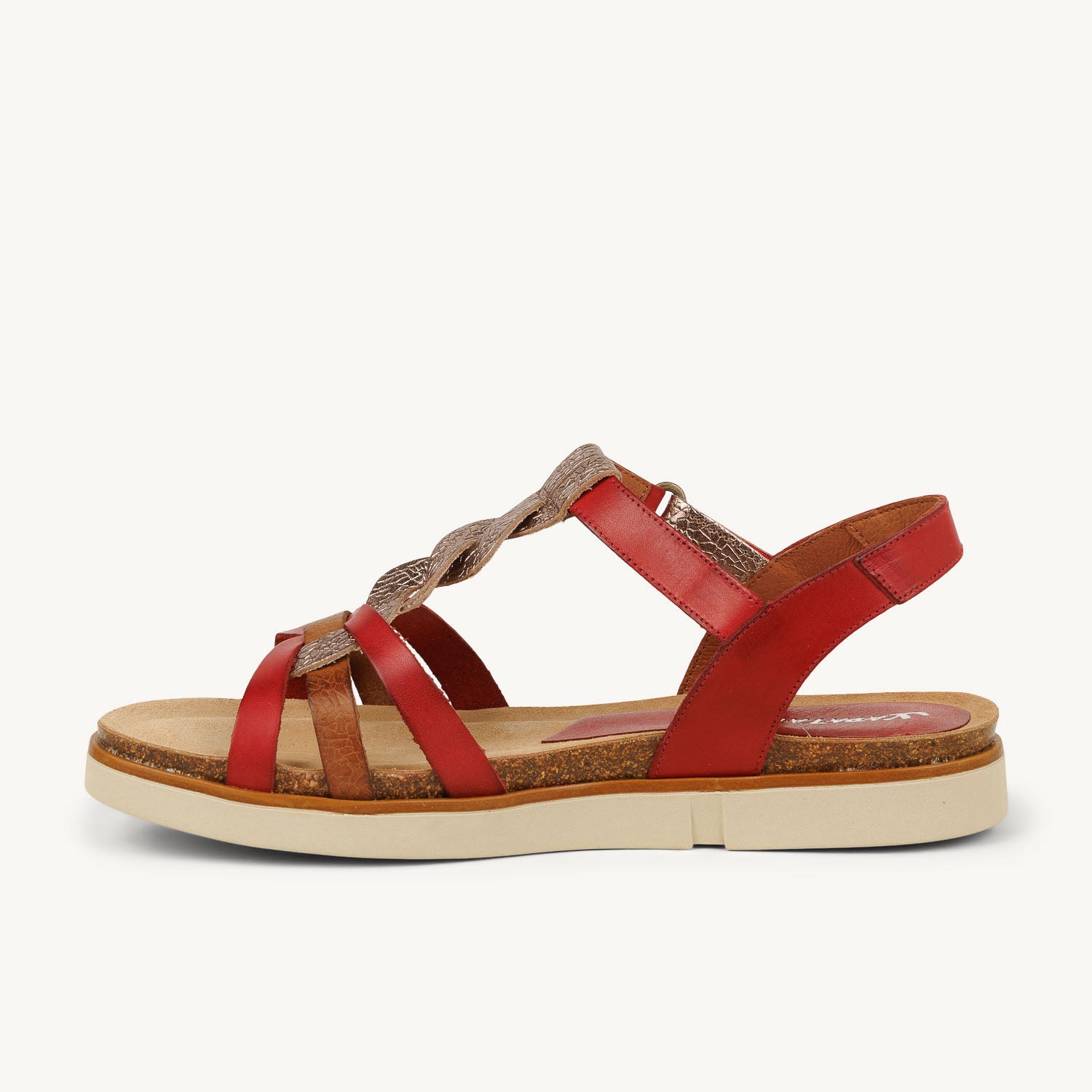 Sandales Femme XAPATAN BUFIDA Rouge