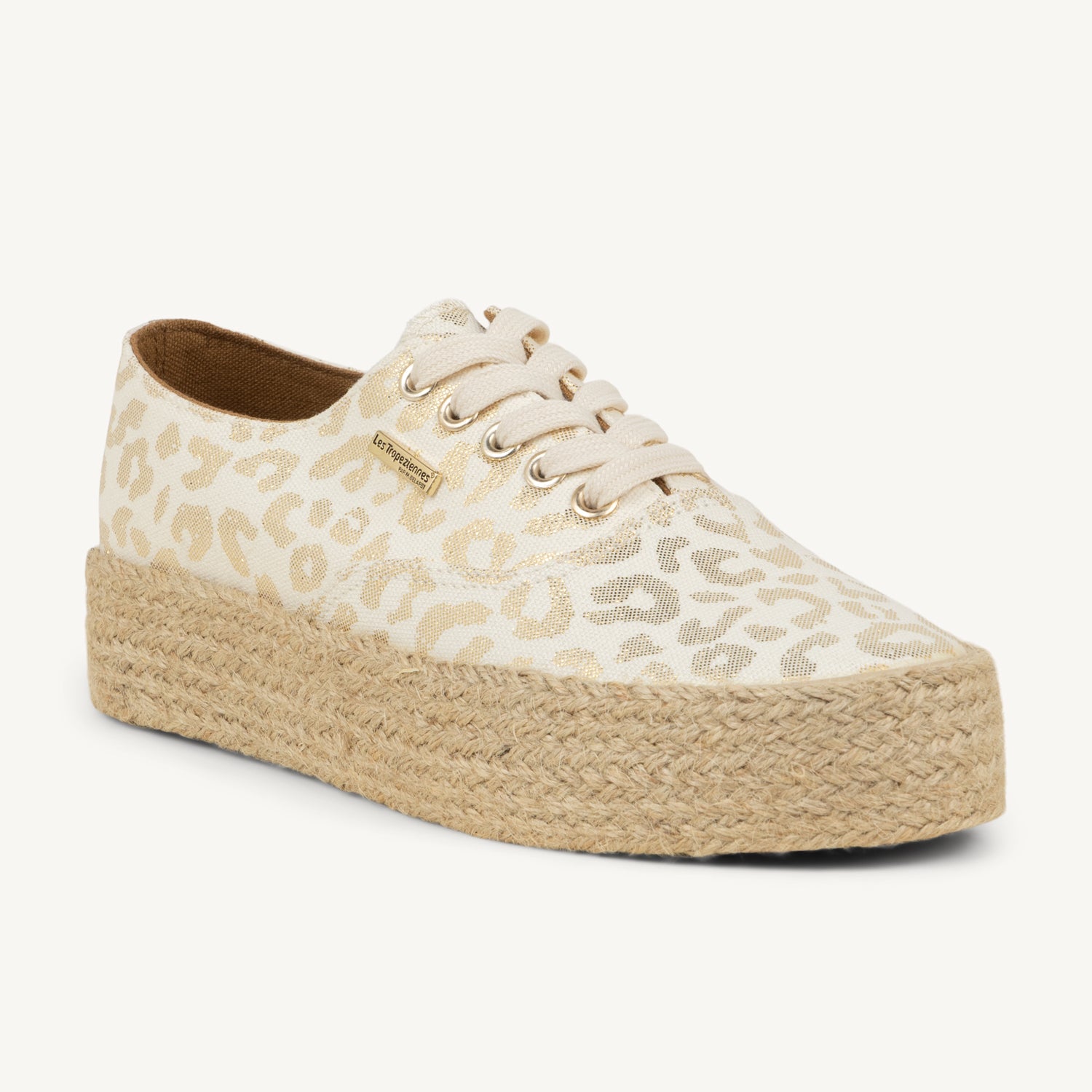 Baskets Femme LES TROPEZIENNES COSMIC PRINT Beige