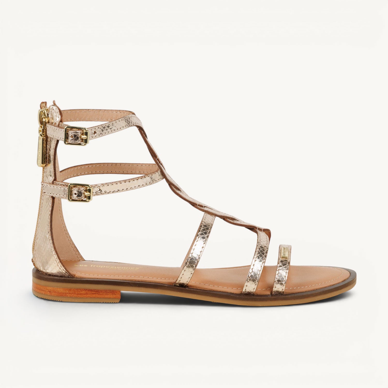 Sandales Femme LES TROPEZIENNES HASTRID Or/Bronze