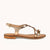 Sandales Femme LES TROPEZIENNES HASTRAL Or/Bronze
