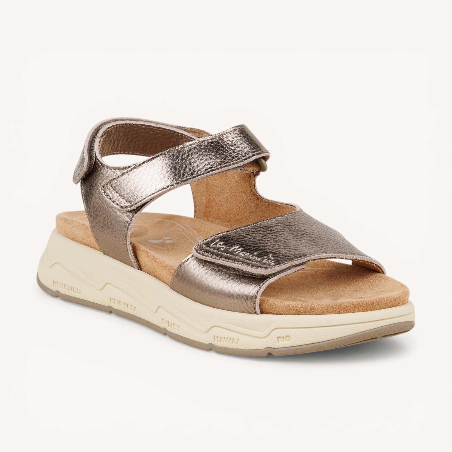 Sandales Femme TBS LOUISIE Or/Bronze