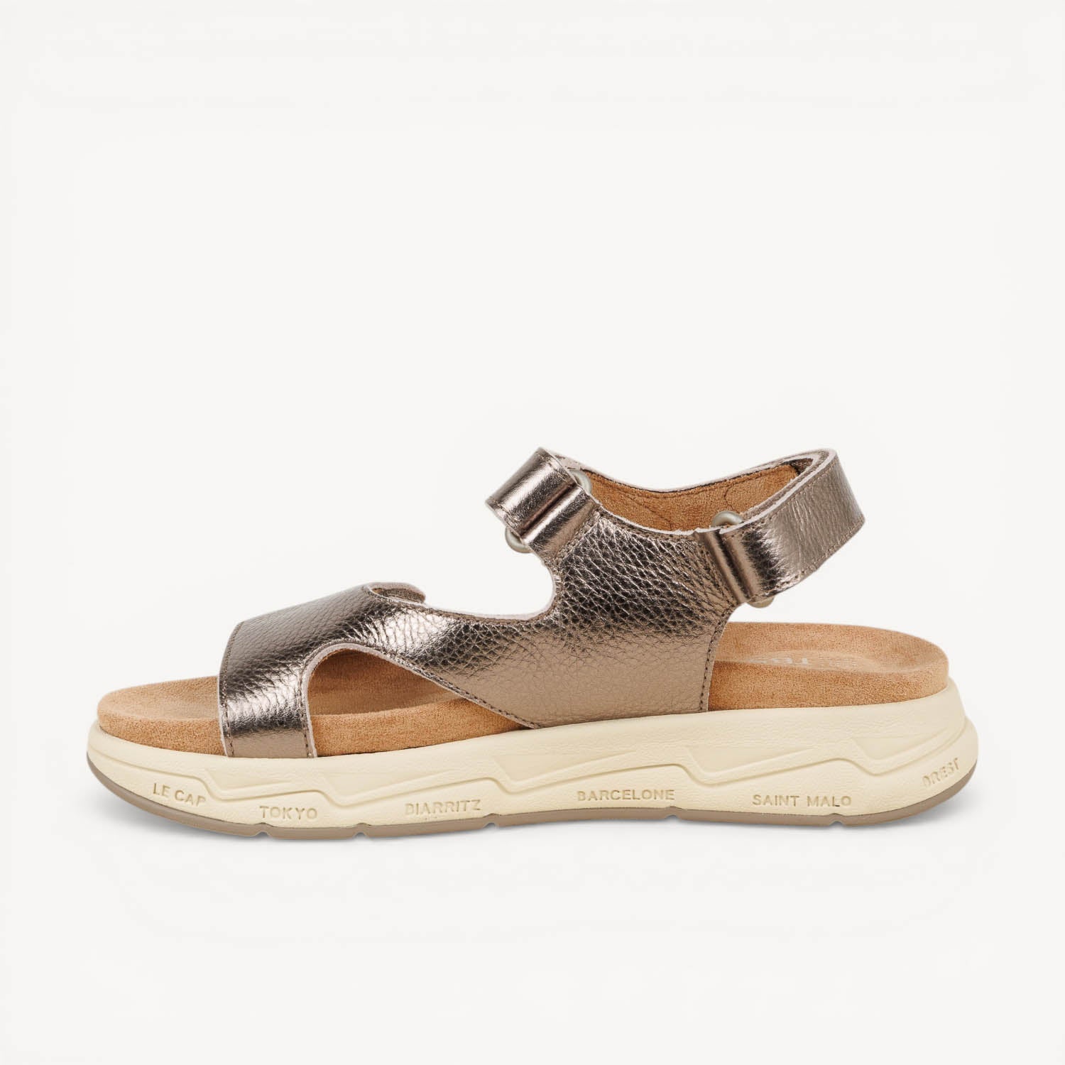Sandales Femme TBS LOUISIE Or/Bronze