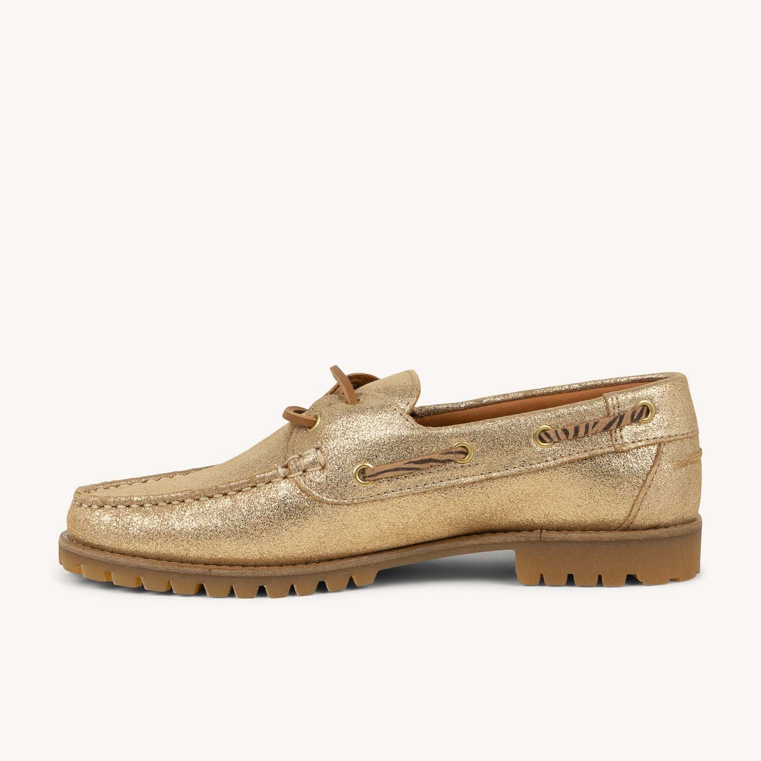 Mocassins Femme ADIGE NOLO Or/Bronze