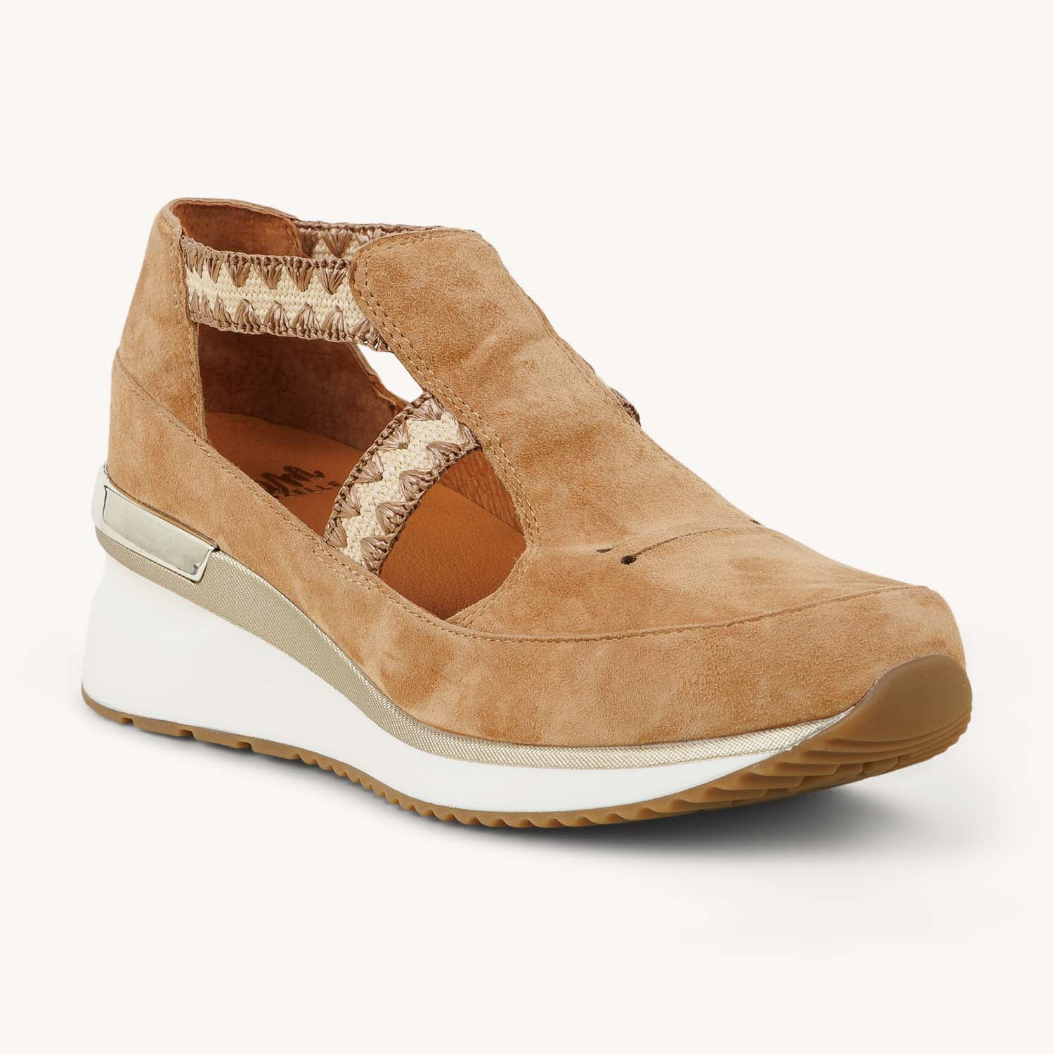 Baskets Femme MAM'ZELLE VISU Beige