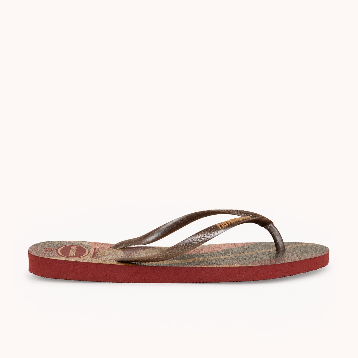 Tongs et crocs Femme HAVAIANAS SLIM PALLET GLOW Rose
