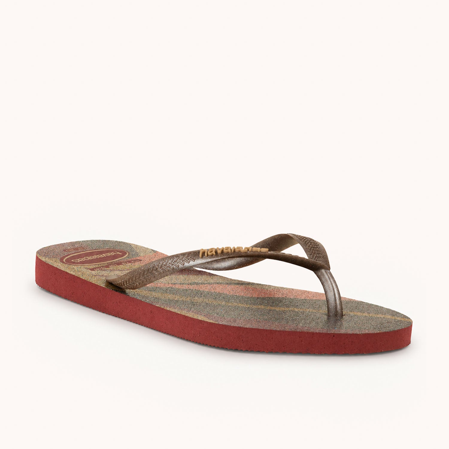 Tongs et crocs Femme HAVAIANAS SLIM PALLET GLOW Rose
