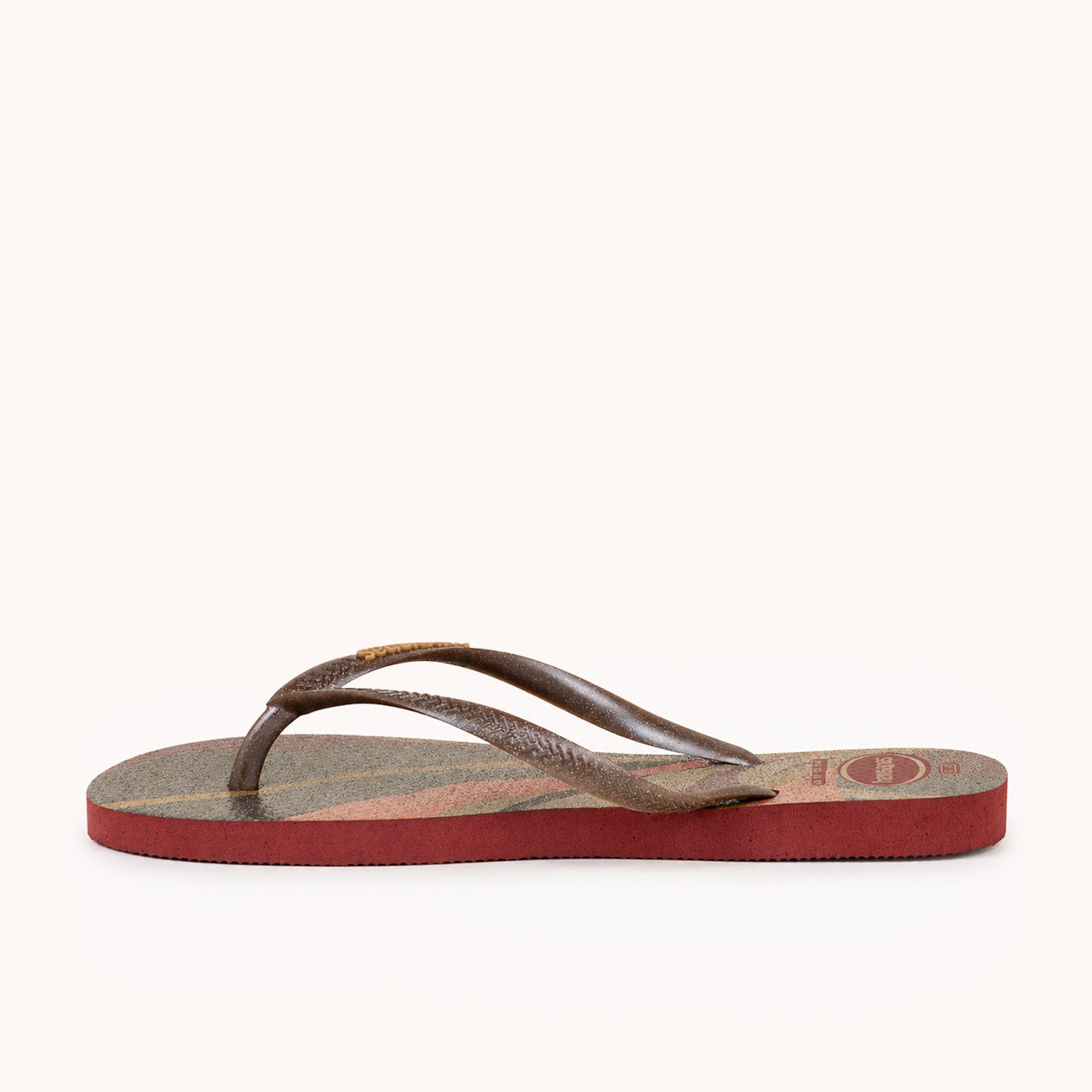 Tongs et crocs Femme HAVAIANAS SLIM PALLET GLOW Rose