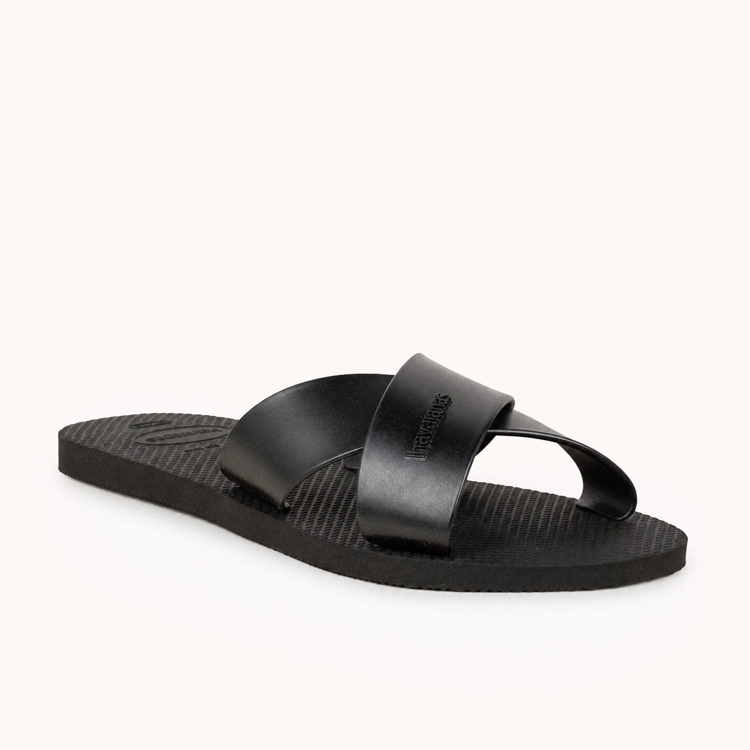 Mules Femme HAVAIANAS AQUA METALIC Noir