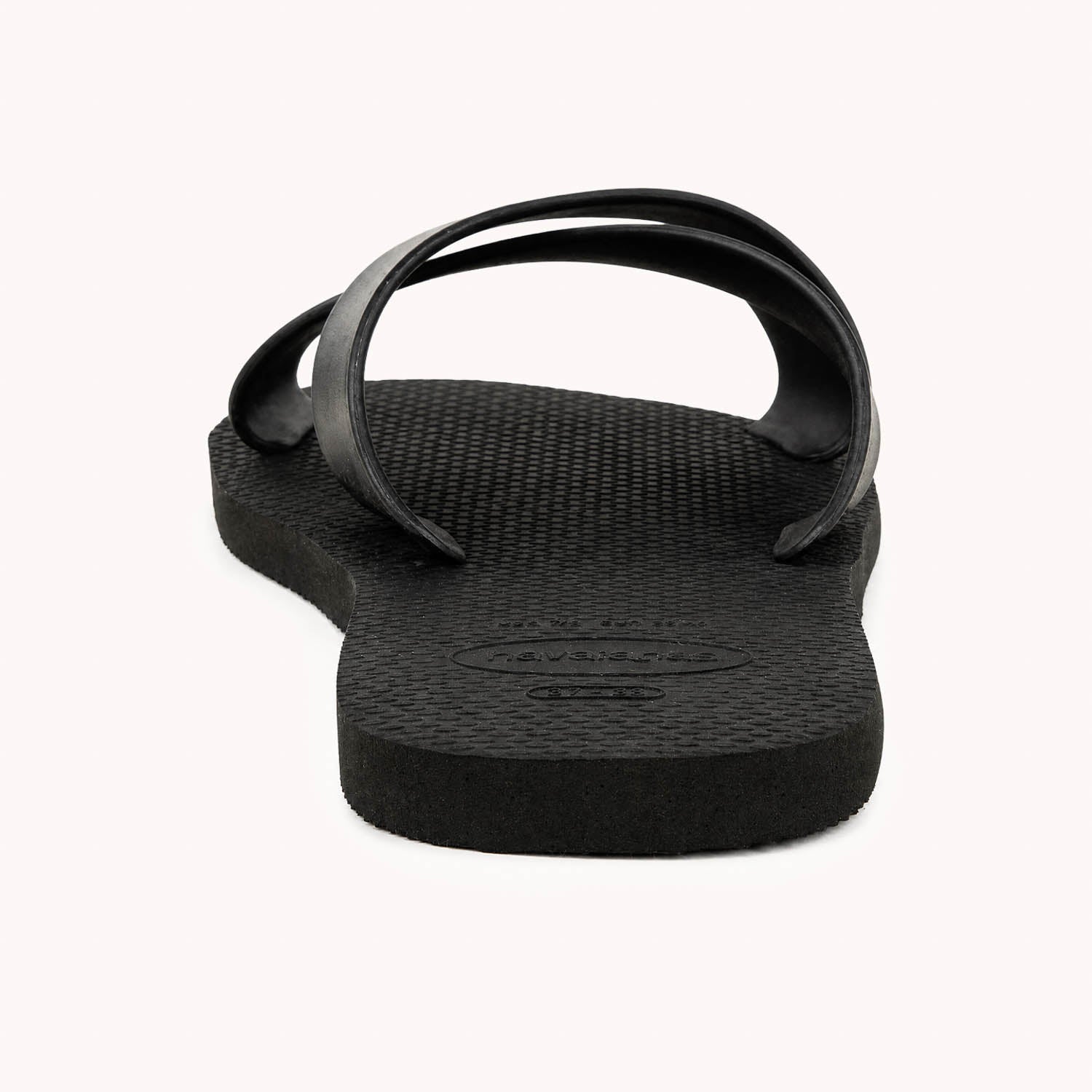 Mules Femme HAVAIANAS AQUA METALIC Noir