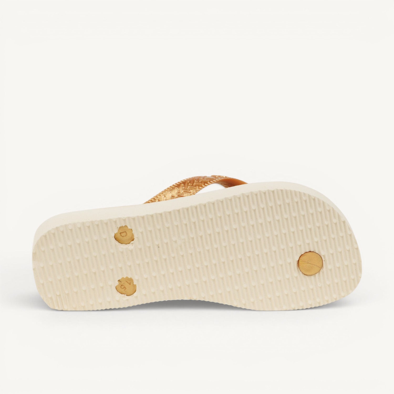 Tongs et Crocs  HAVAIANAS KIDS FLORES Or/Bronze