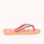 Tongs et Crocs Enfant HAVAIANAS SLIM GLITTER Rose