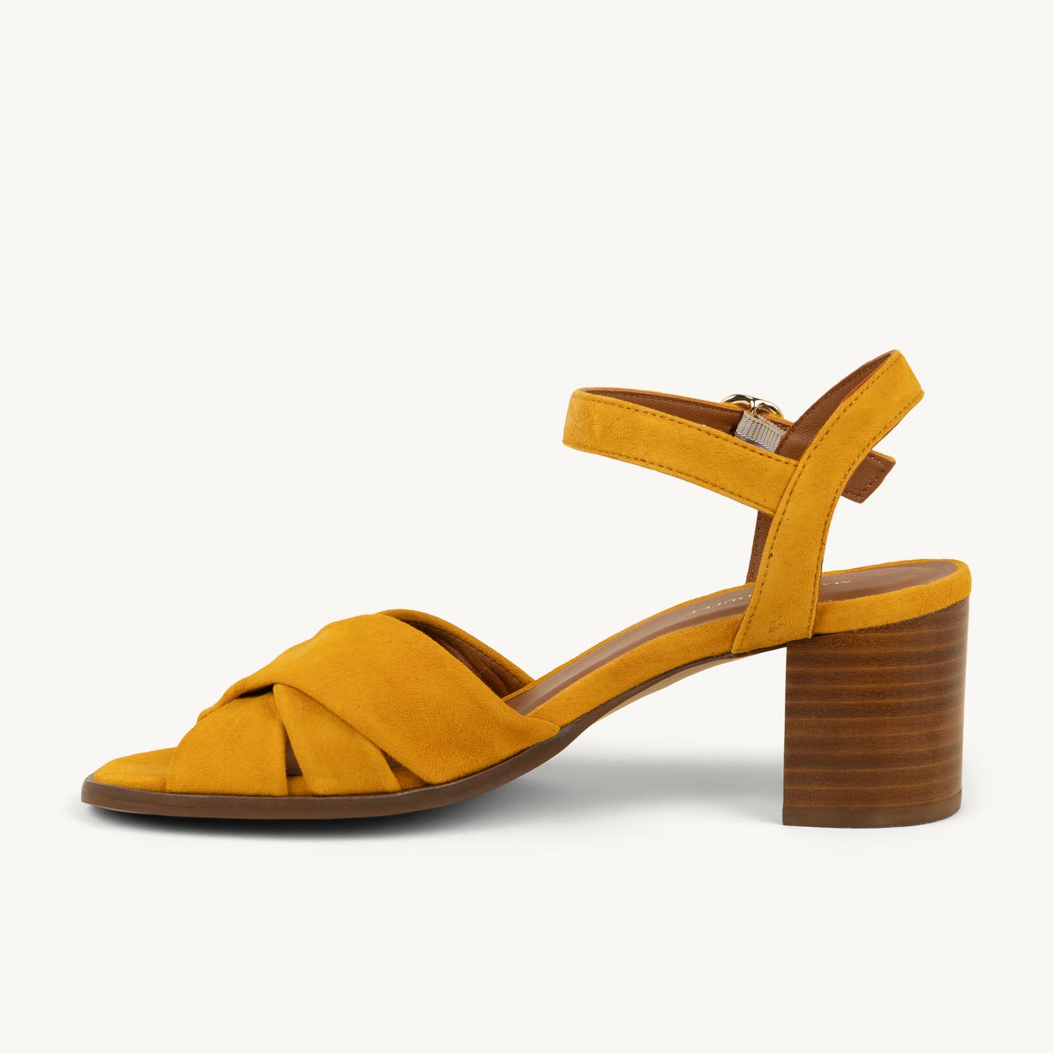 Sandales Femme MARION TOUFET ANTONELLA Jaune,Marron