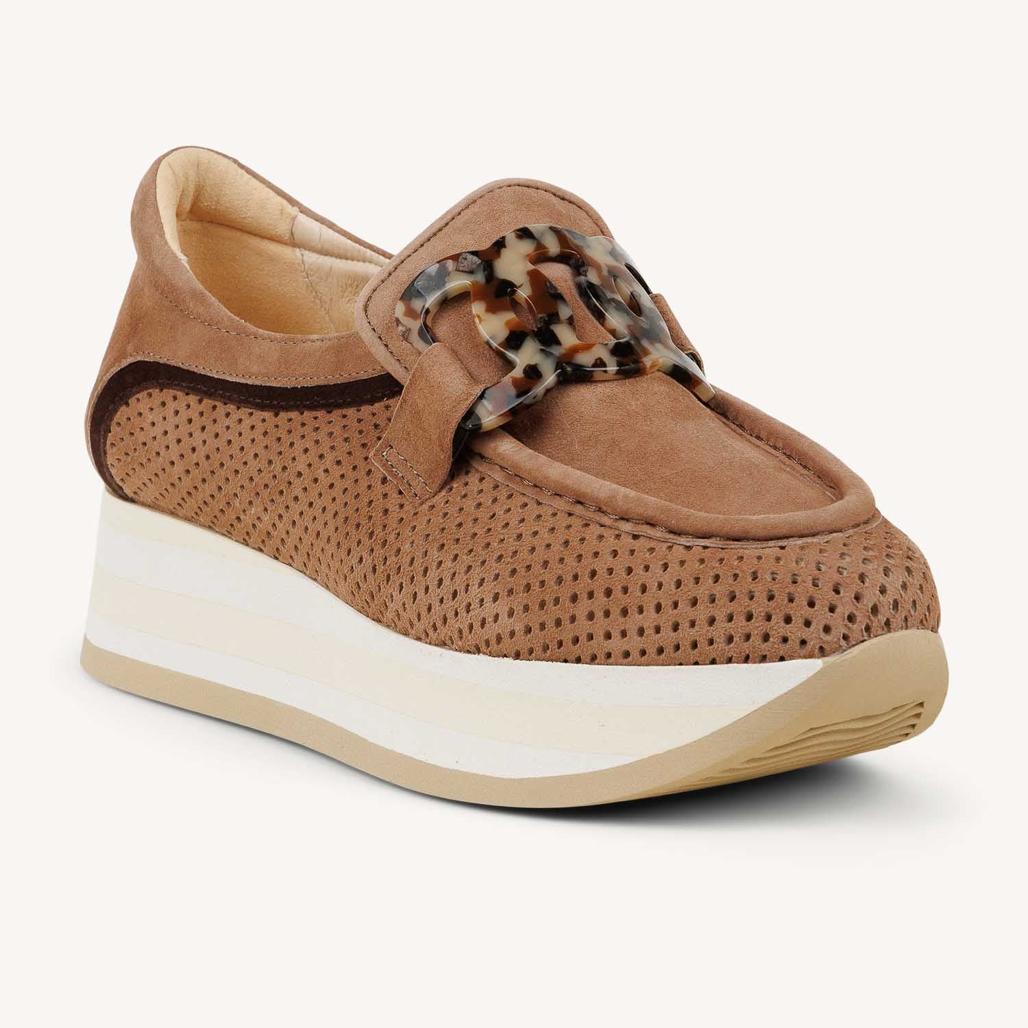 Mocassins Femme SOFTWAVES 7.78.128 - SOFTALO Marron