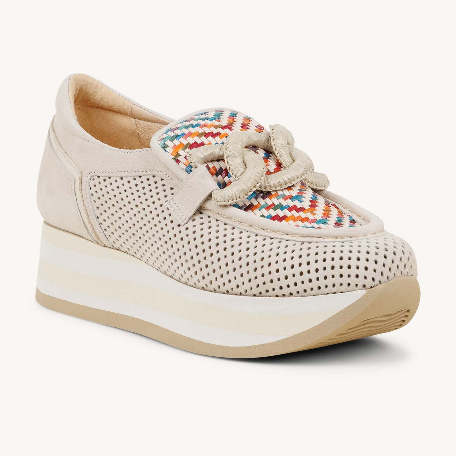 Mocassins Femme SOFTWAVES 7.78.126 - SOFTIOU Beige