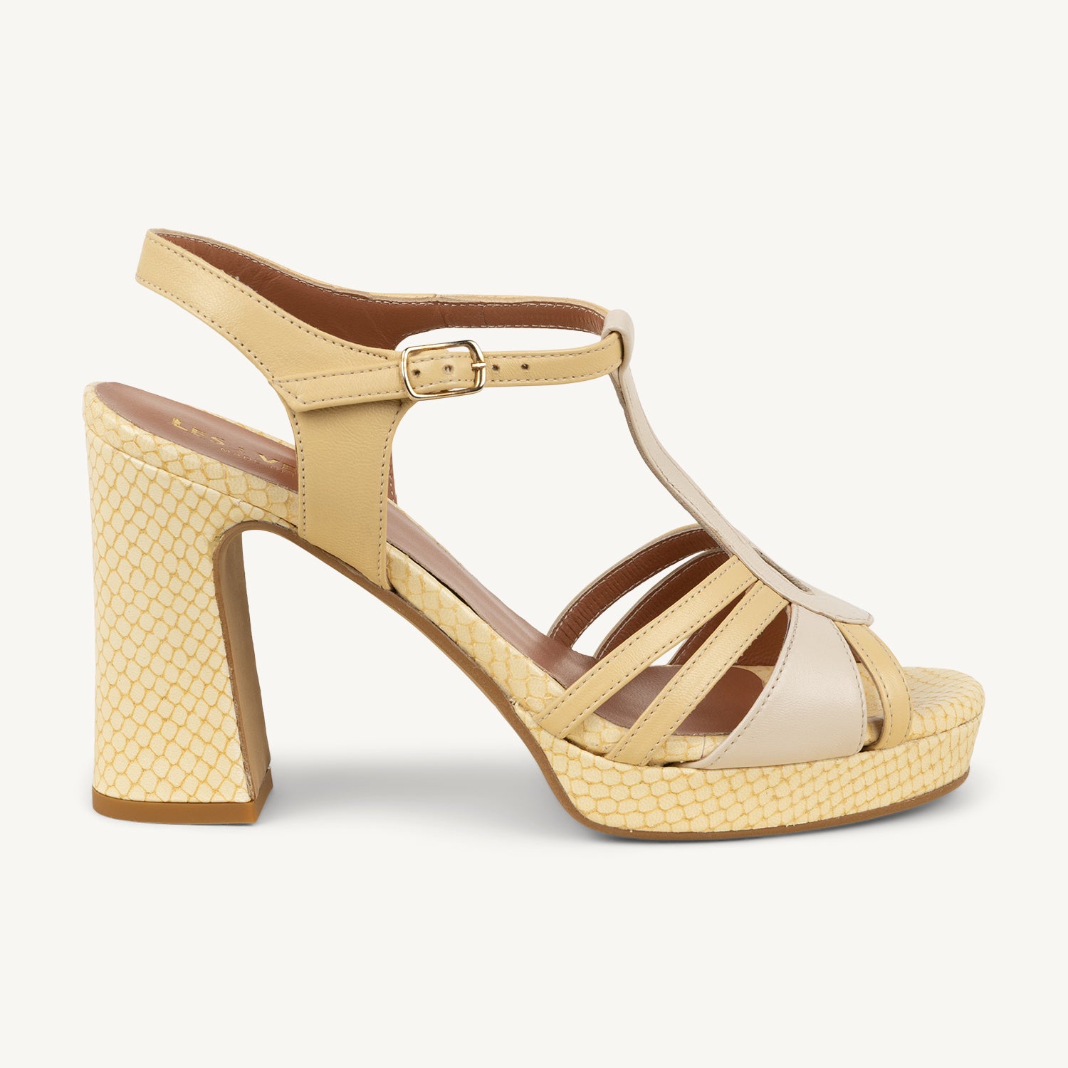 Sandales Femme LES VENUES VENICIOTA Jaune