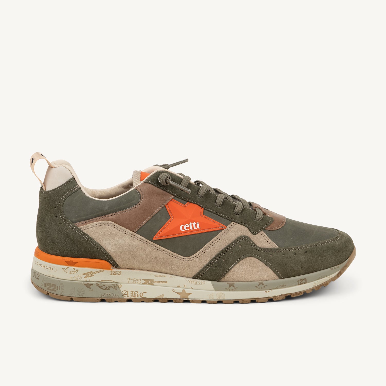 Baskets Homme CETTI C1405 Kaki