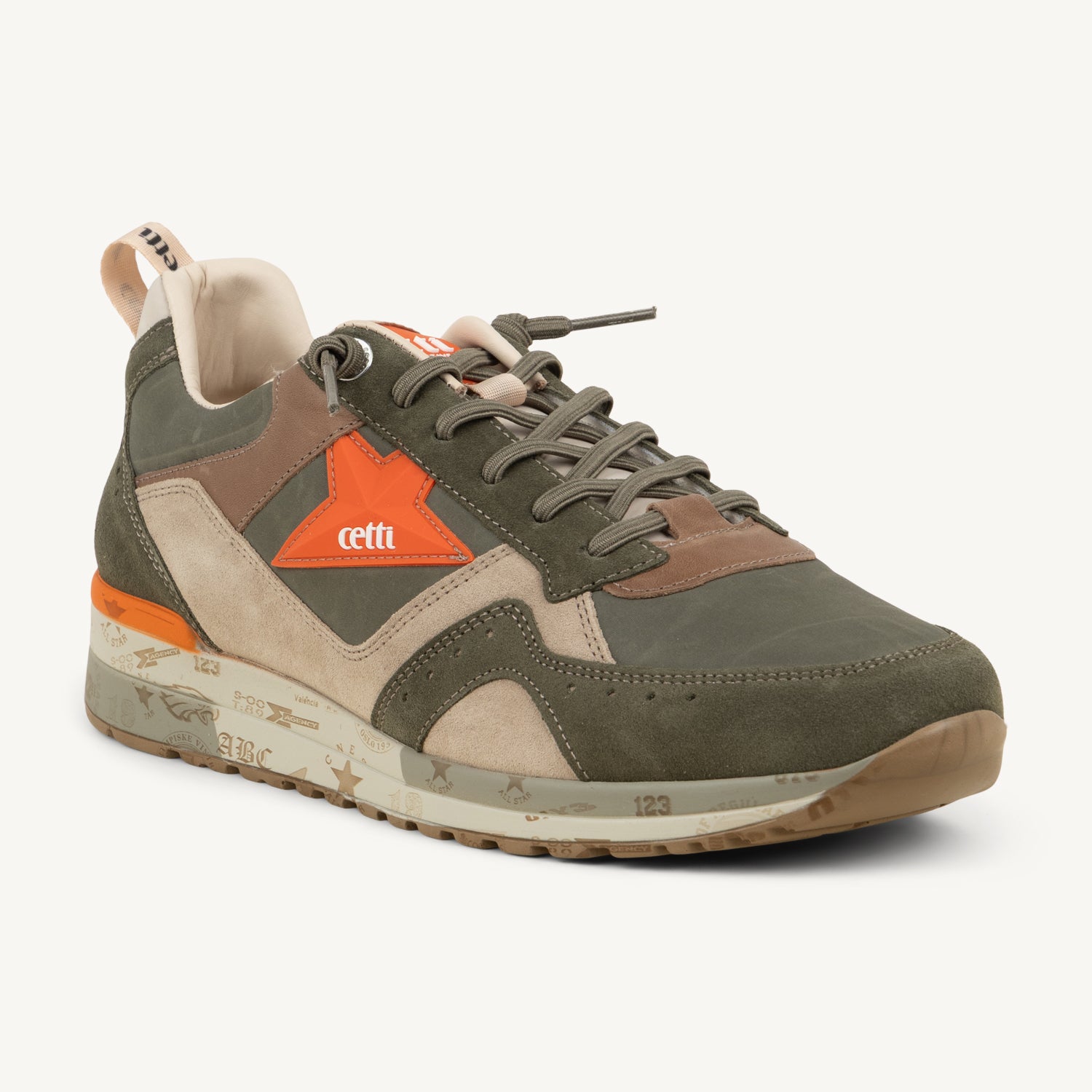 Baskets Homme CETTI C1405 Kaki