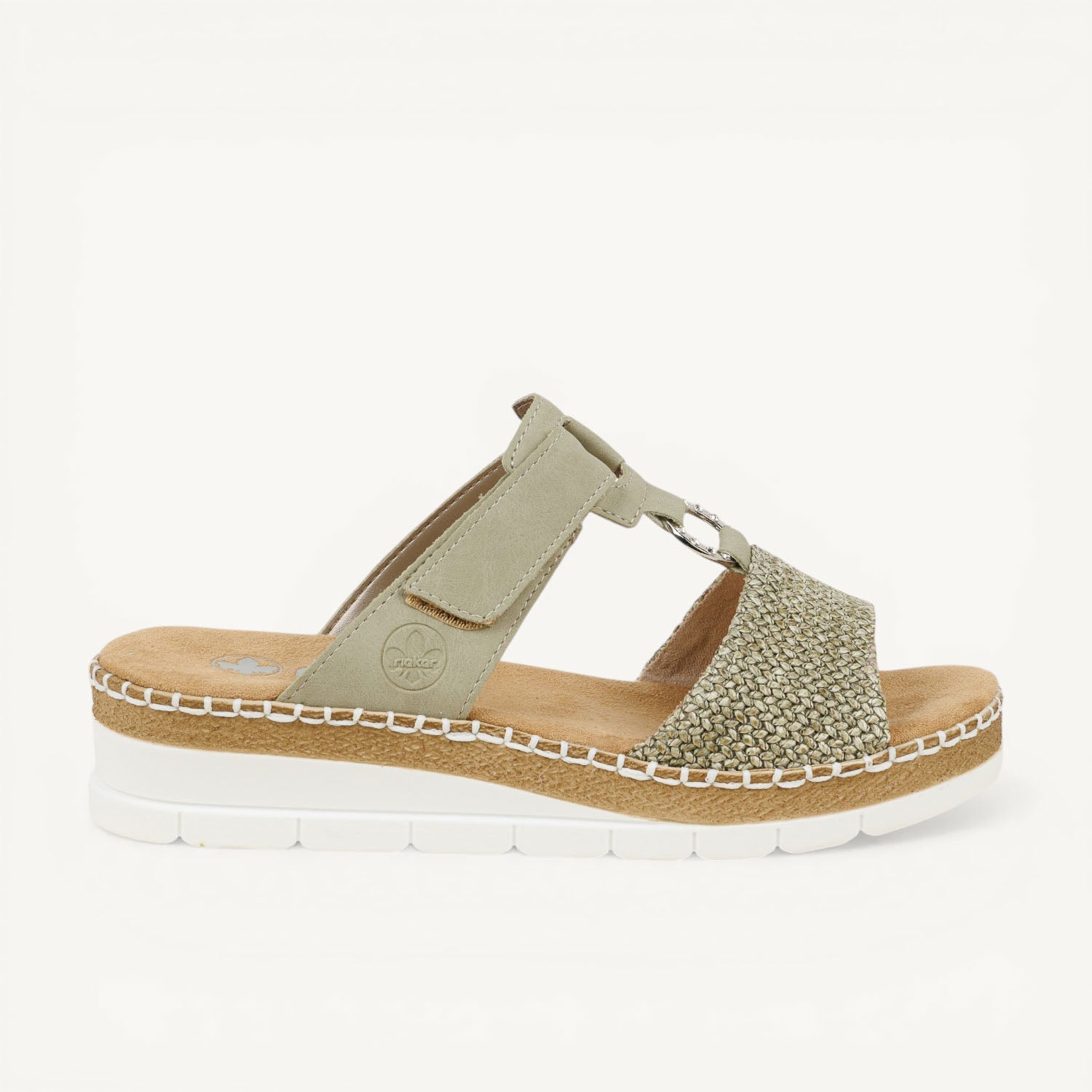 Sandales Femme RIEKER V1243 - RIEZATO Vert