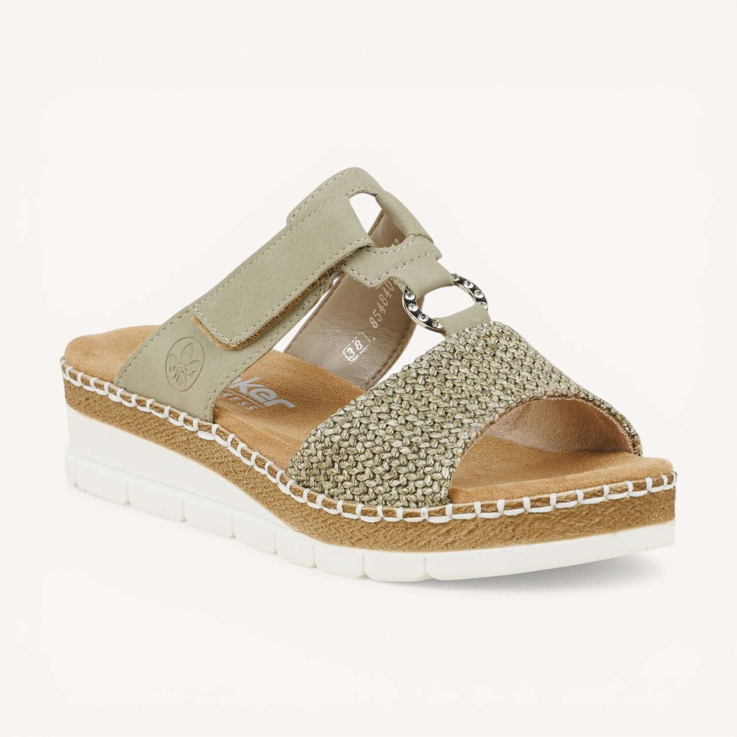 Sandales Femme RIEKER V1243 - RIEZATO Vert