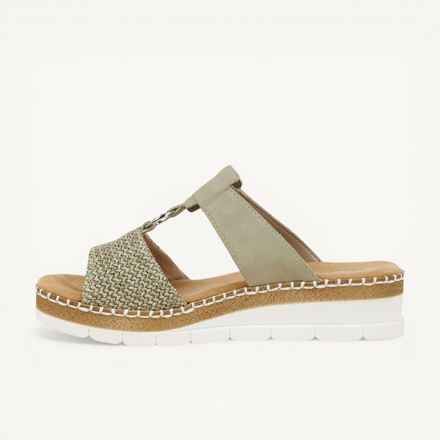 Sandales Femme RIEKER V1243 - RIEZATO Vert