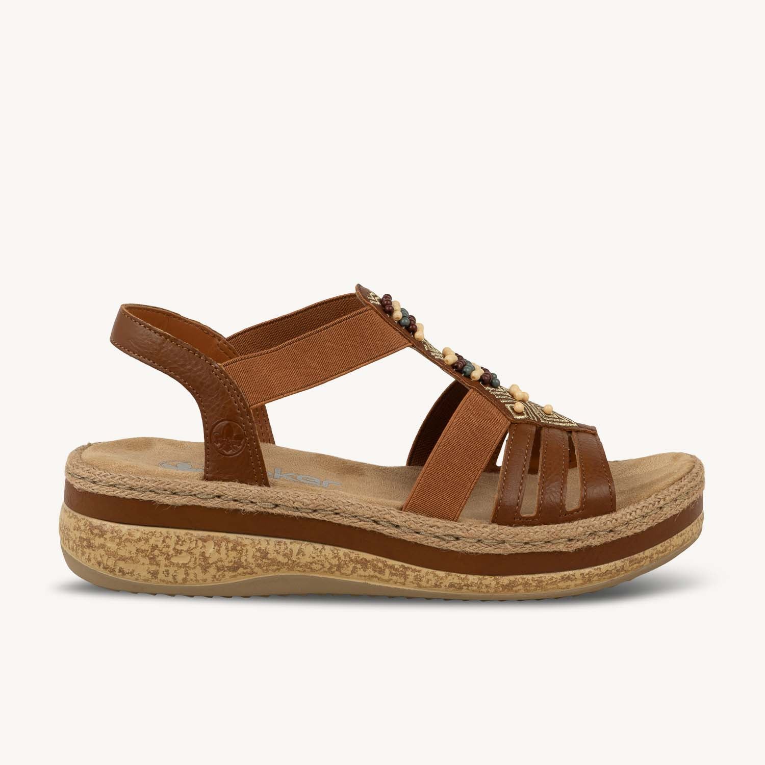 Sandales Femme RIEKER V0921  RIEDONU Marron