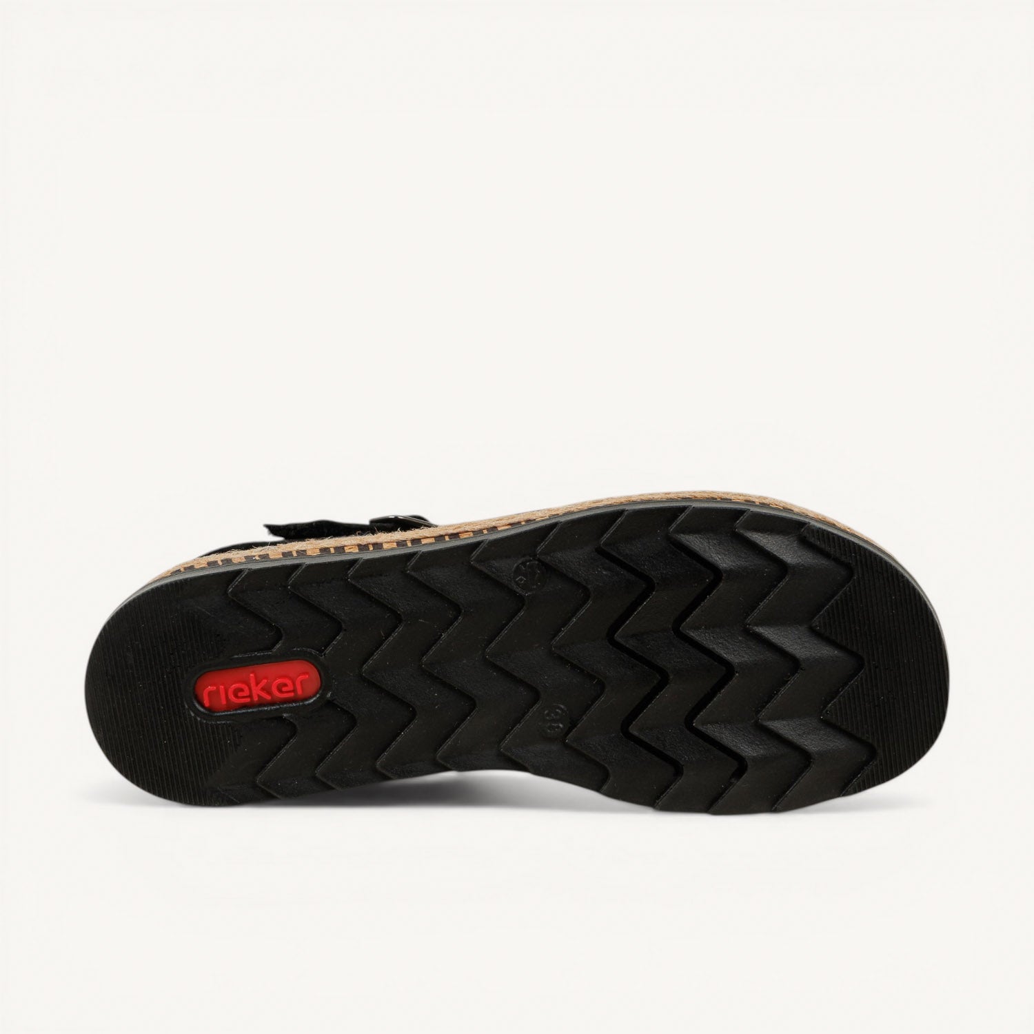 Sandales Femme RIEKER V7904 - REJJA Noir