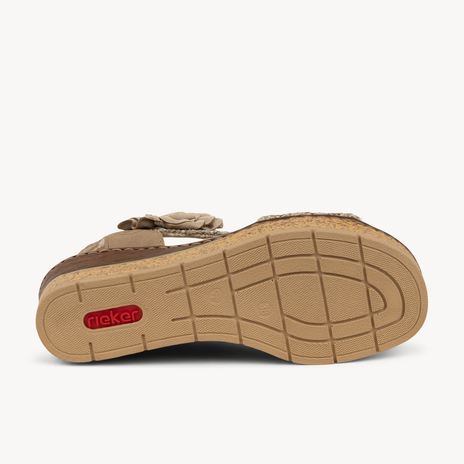 Sandales Femme RIEKER 63791 - REFLOWER Beige