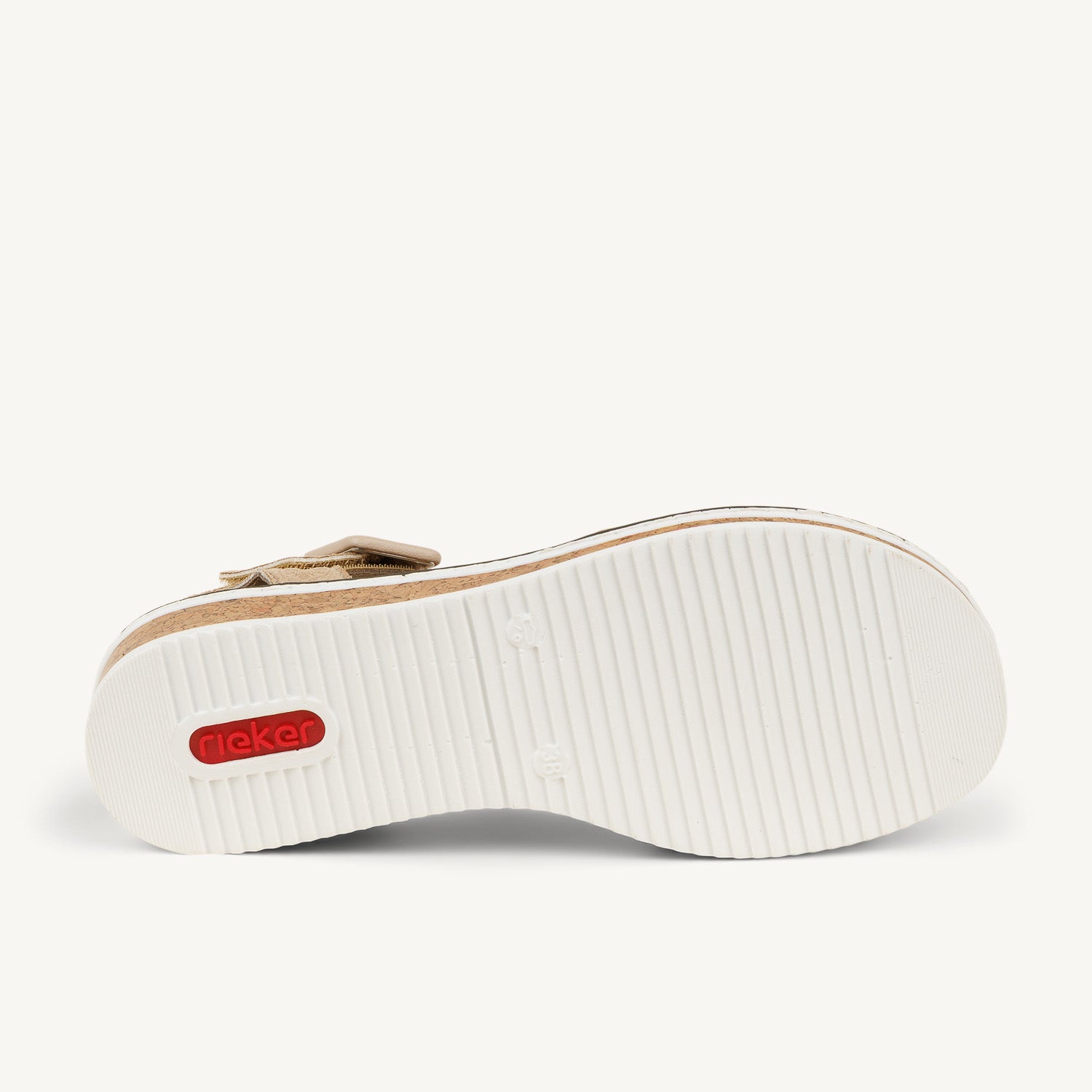 Sandales Femme RIEKER V3660 - RITADO Or/Bronze