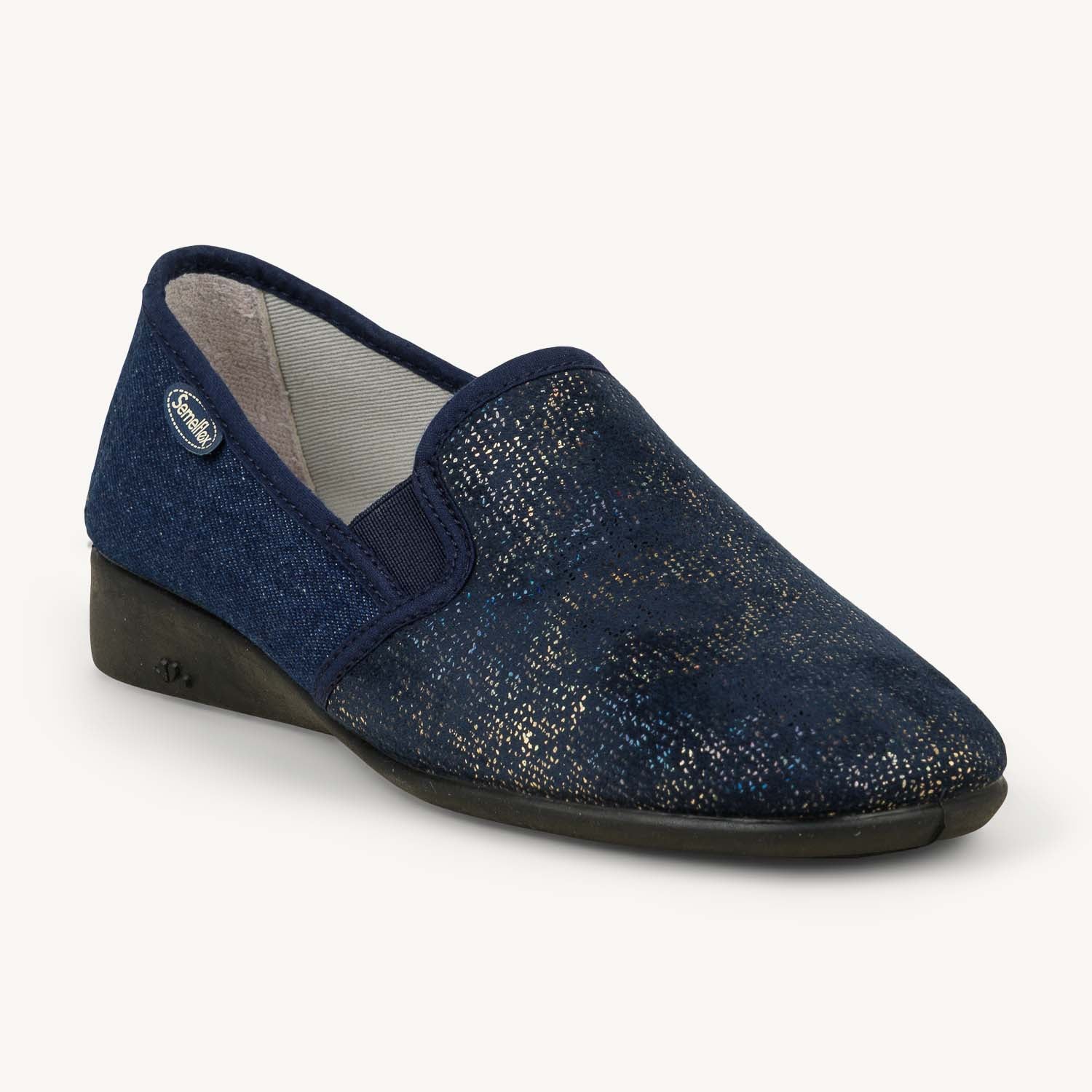 Chaussons Femme SEMELFLEX MARIE COLETTE Bleu