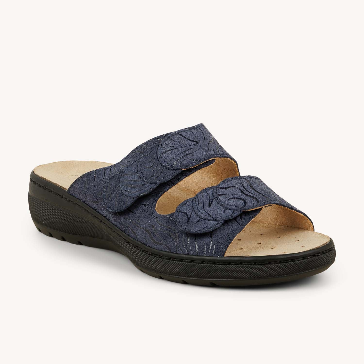 Mules Femme SEMELFLEX GRAZIELLA 3 Bleu