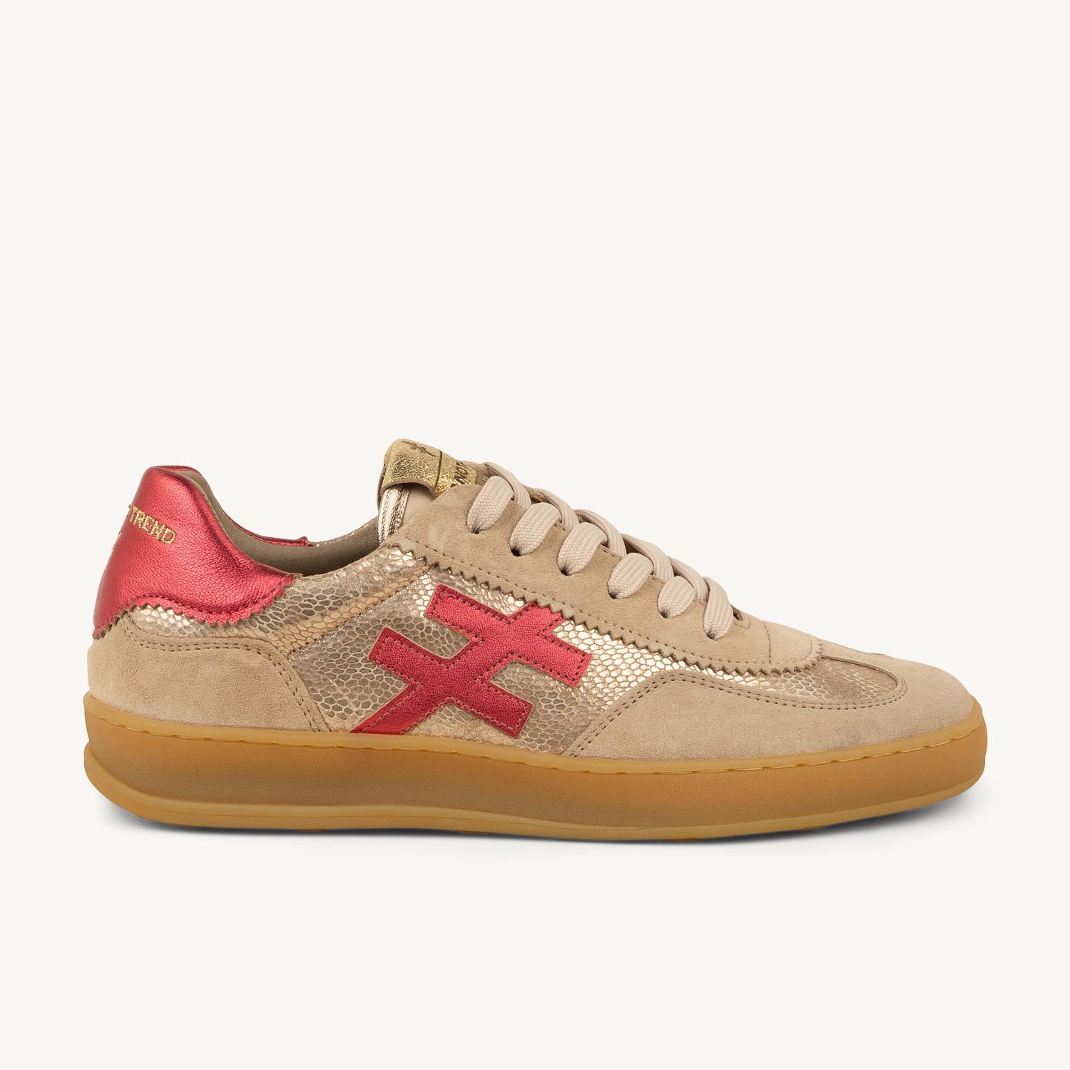 Baskets Femme ANOTHER TREND A032 Or/Bronze