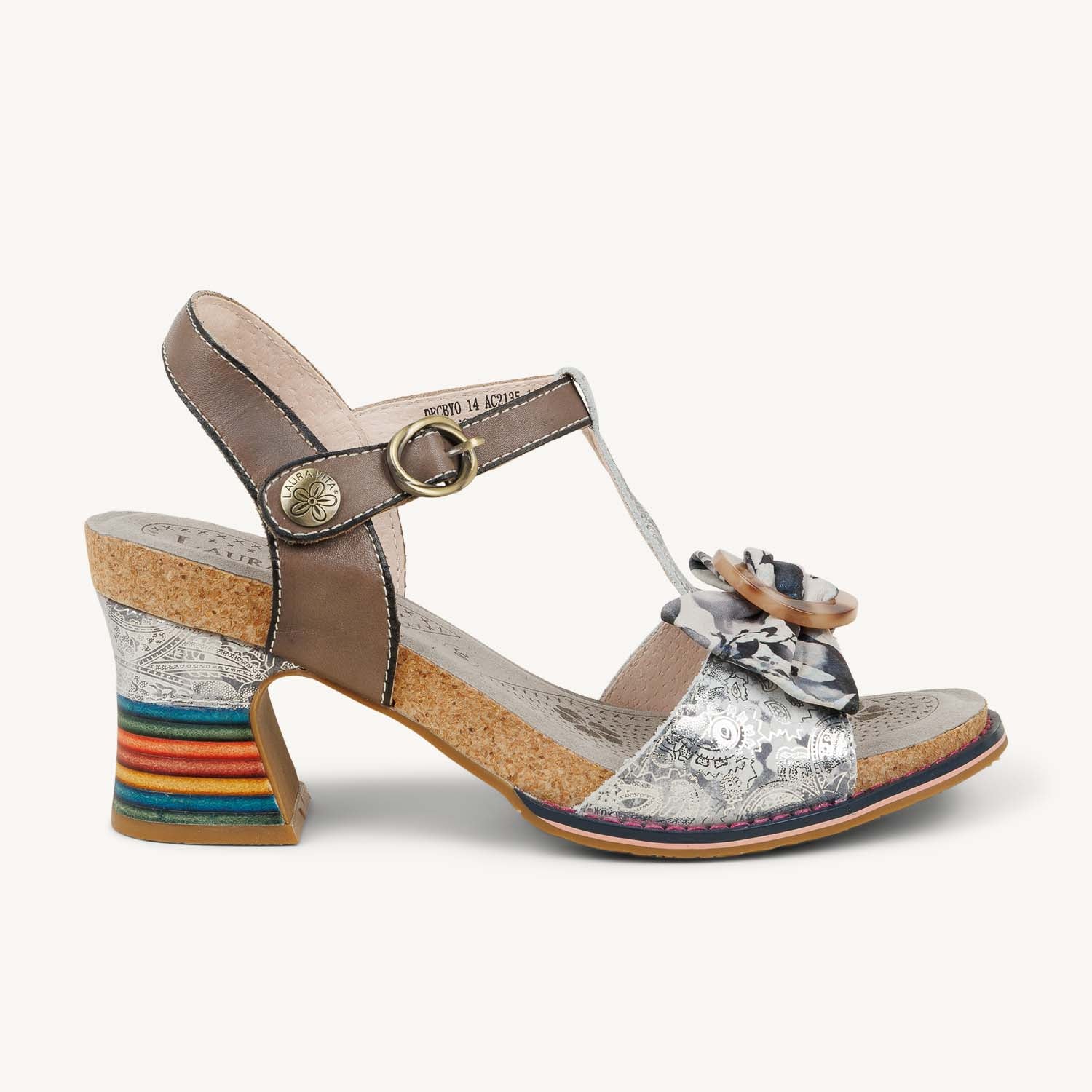 Sandales Femme LAURA VITA DECBYO Gris