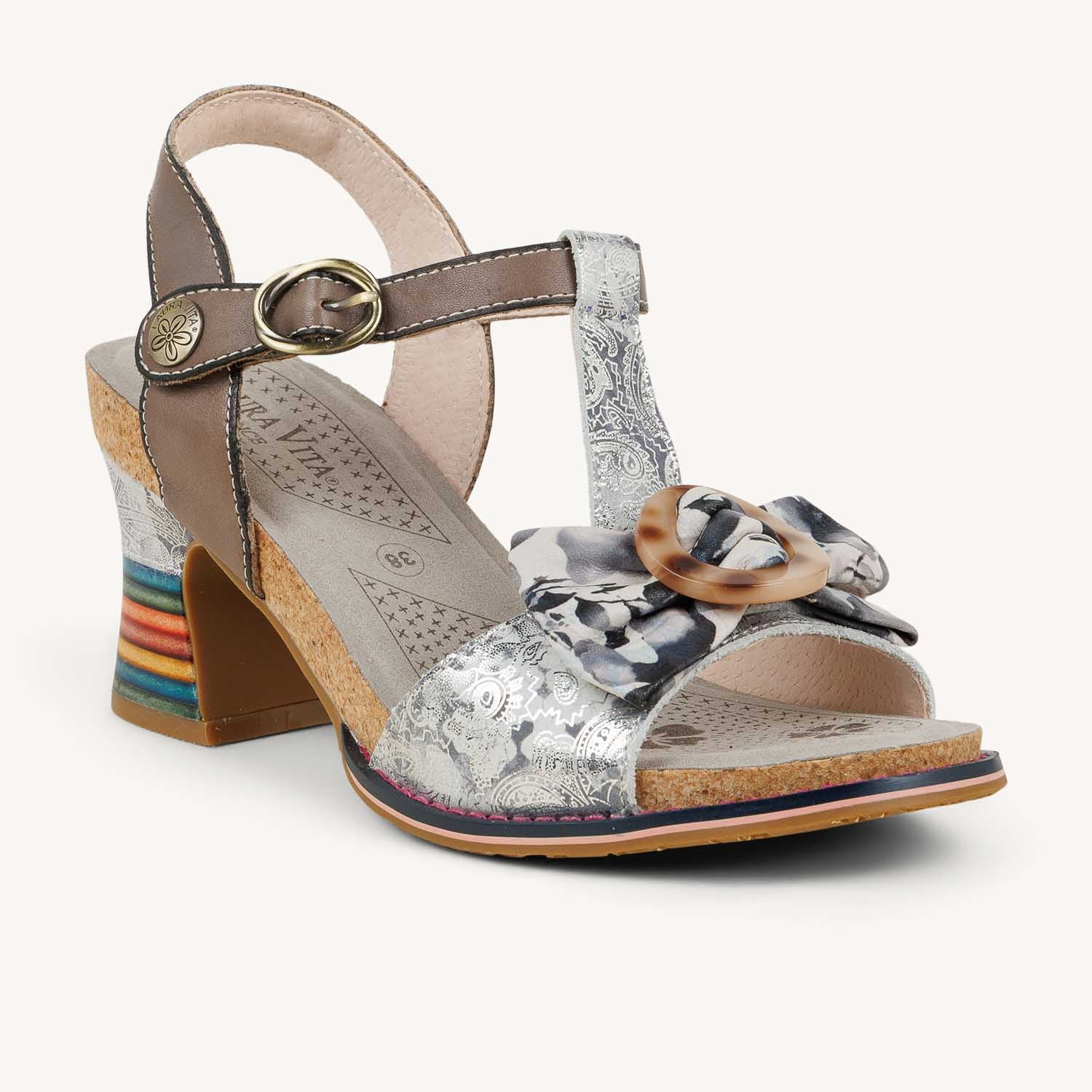 Sandales Femme LAURA VITA DECBYO Gris