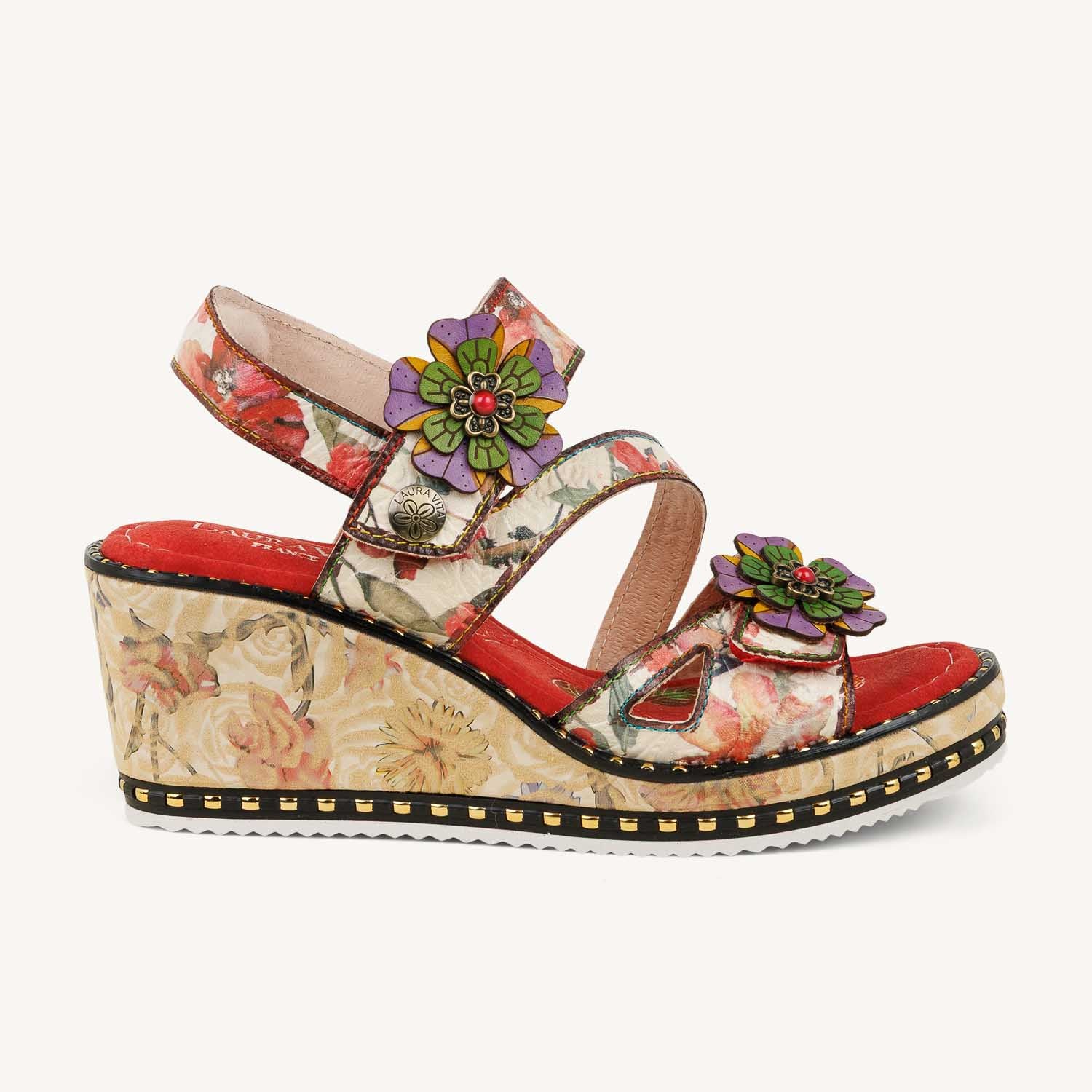 Sandales Femme LAURA VITA BALLON Rouge