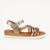 Sandales Femme GRAIN DE METISSE RAEMY Or/Bronze