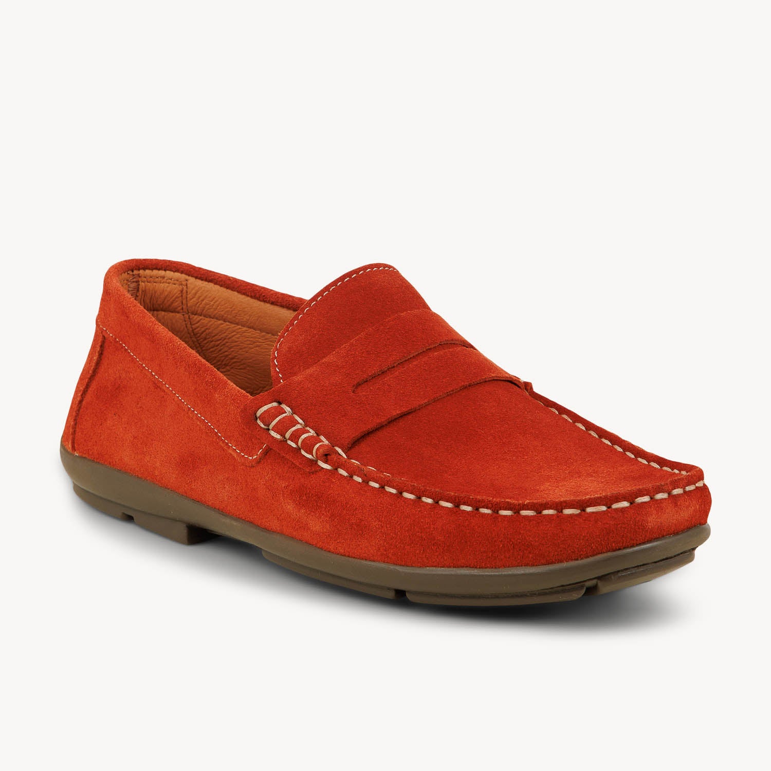Mocassins Homme ORLAND STEMOC Orange