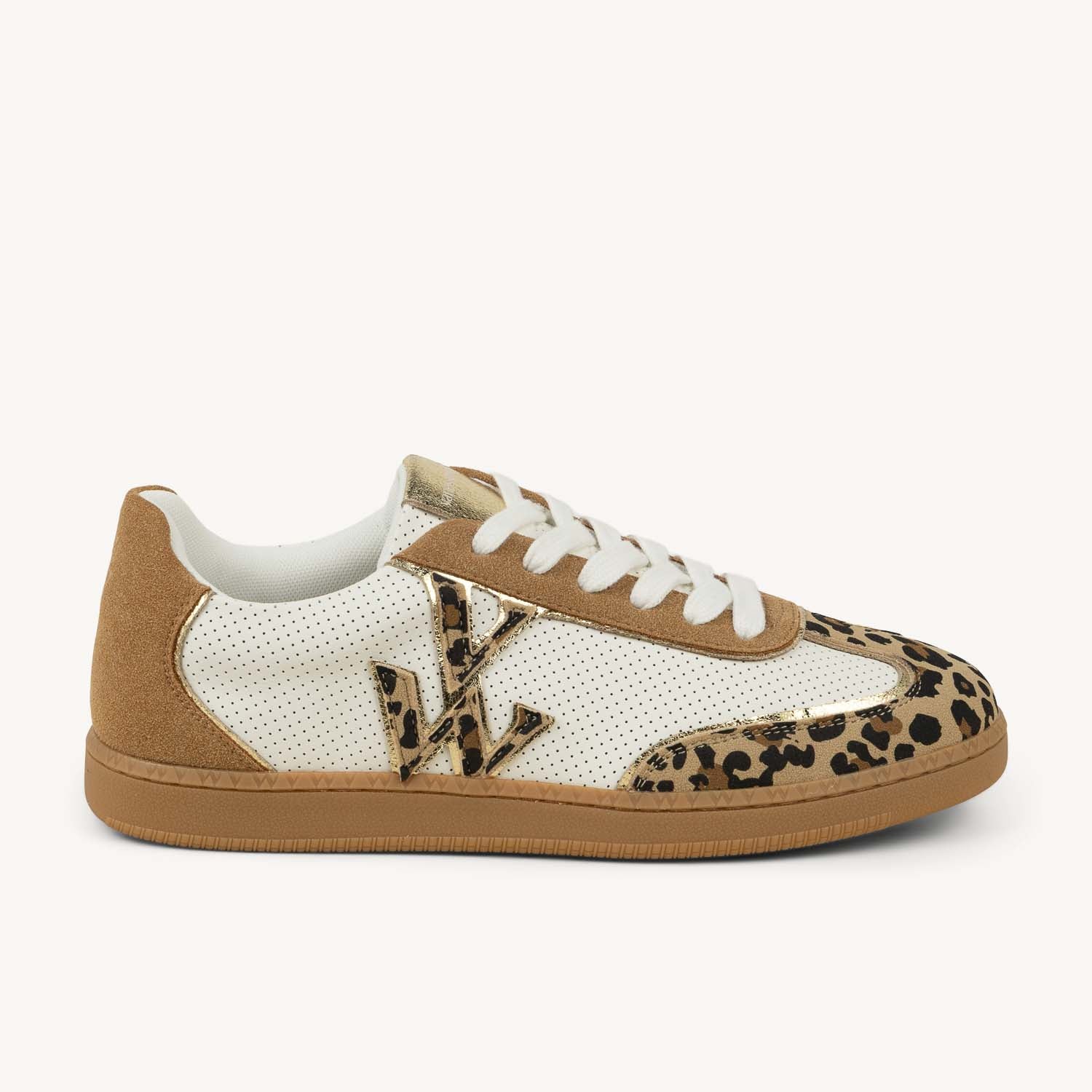 Baskets Femme VANESSA WU BK2843  AURA INITIALE Blanc