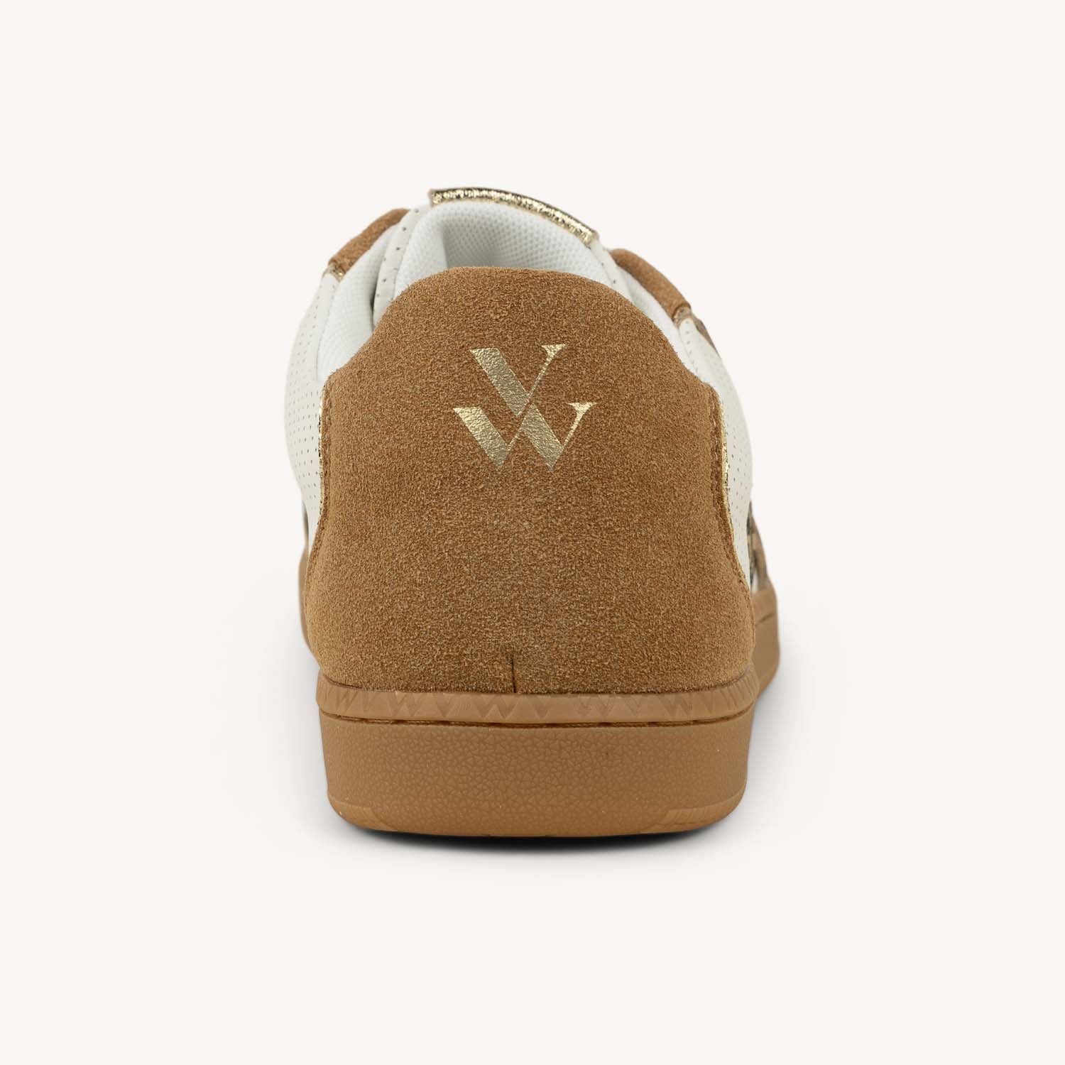 Baskets Femme VANESSA WU BK2843  AURA INITIALE Blanc