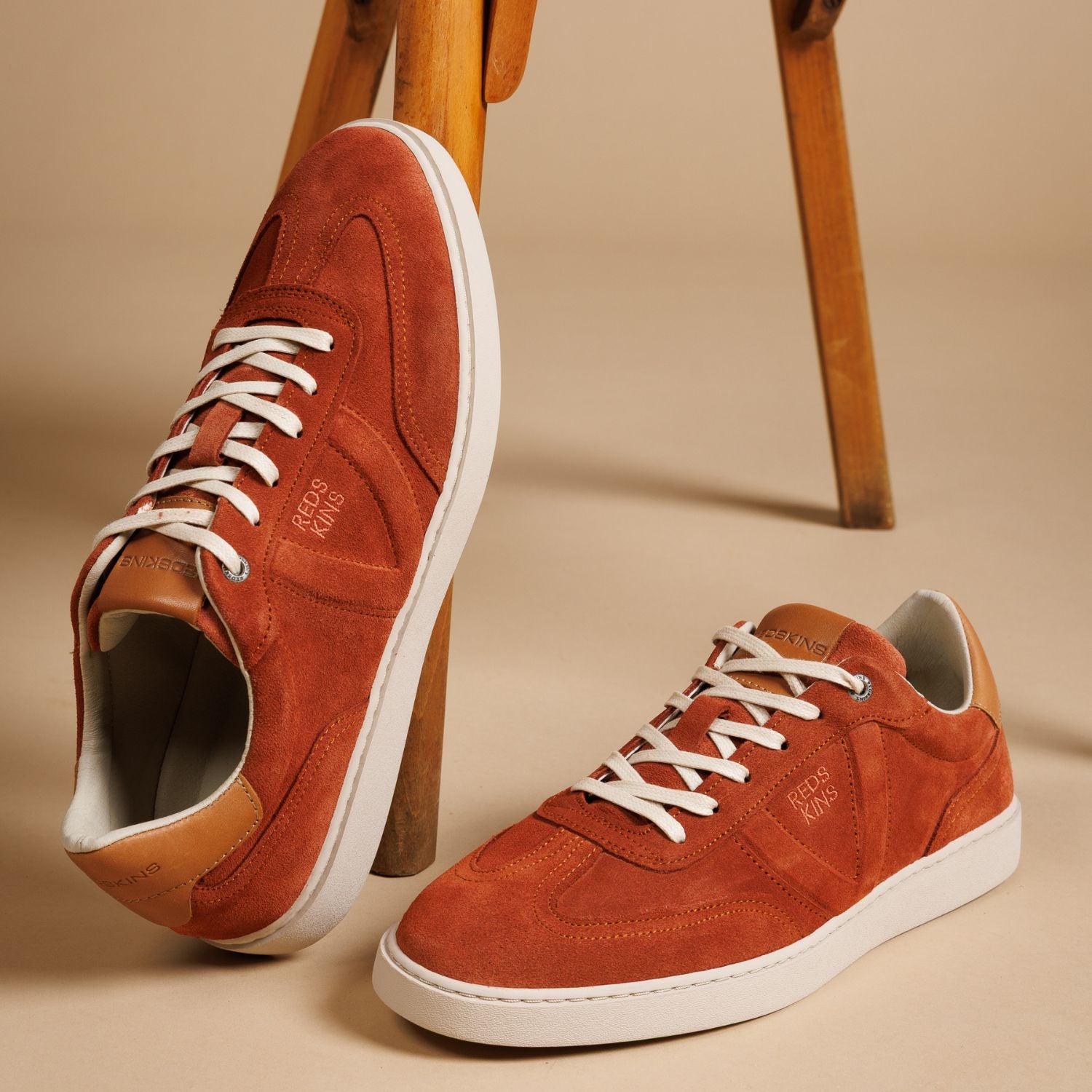 Baskets QUADRA REDSKINS Homme Orange