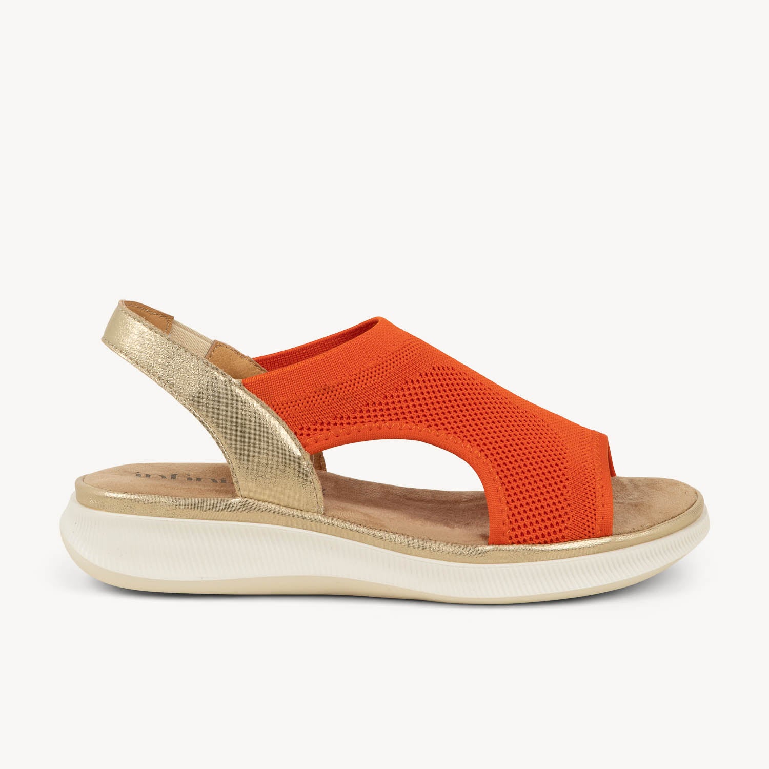 Sandales Femme INFINI KNIT Orange