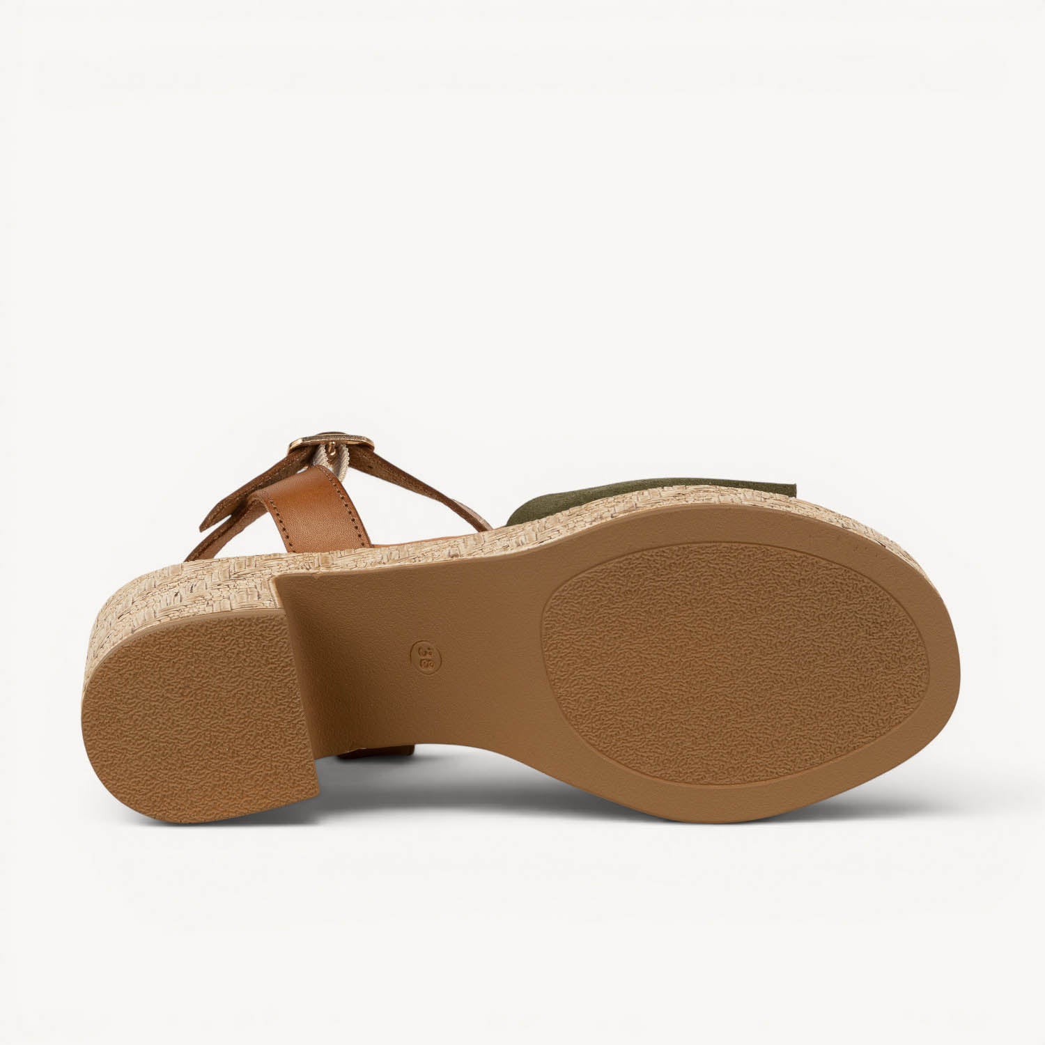 Sandales Femme EVA FRUTOS EVONO Kaki
