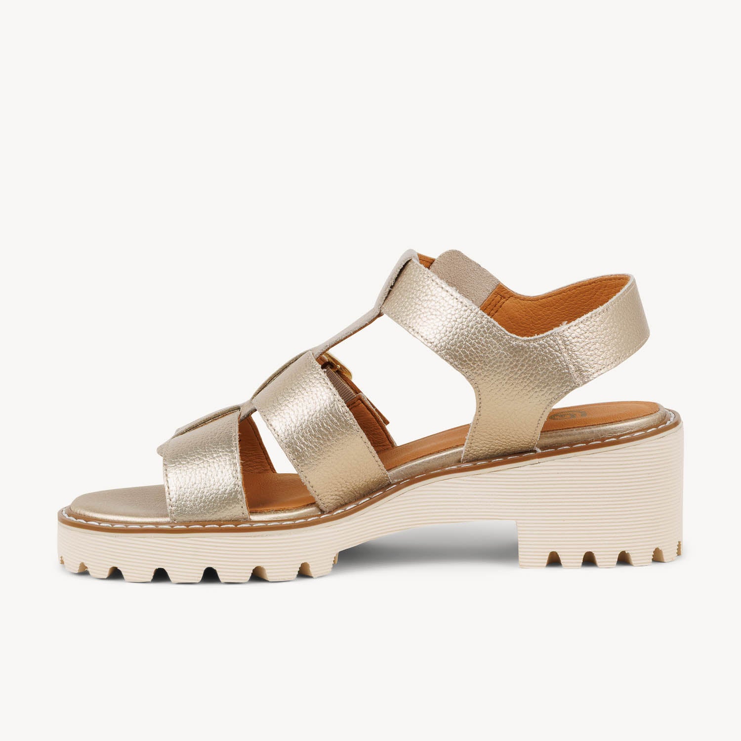 Sandales Femme FUGITIVE BOVAL Or/Bronze