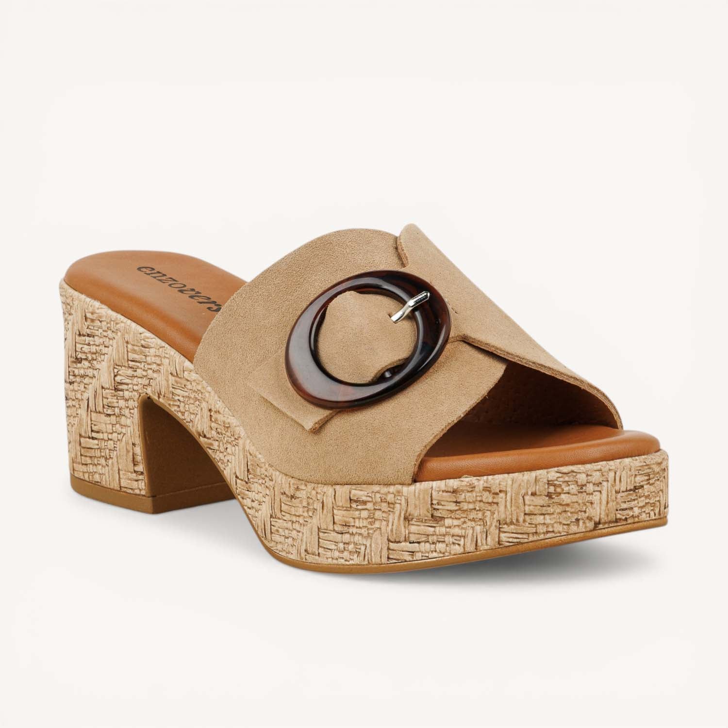 Mules Femme ENZO VERSINI KAOMUL Beige