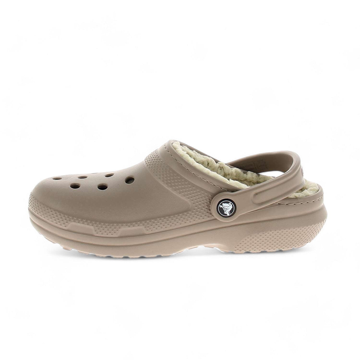 Tongs et crocs Femme CROCS CLASSIC LINED CLOG Beige