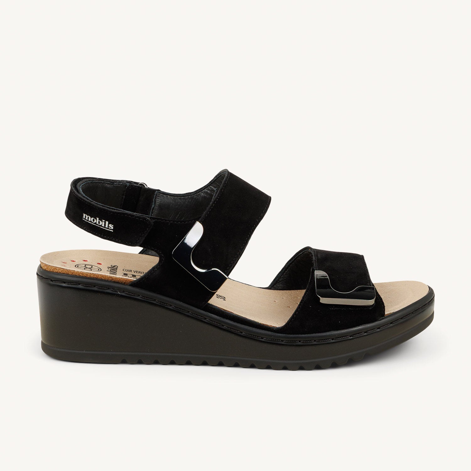 Sandales Femme MOBILS BY MEPHISTO NAWEL Noir