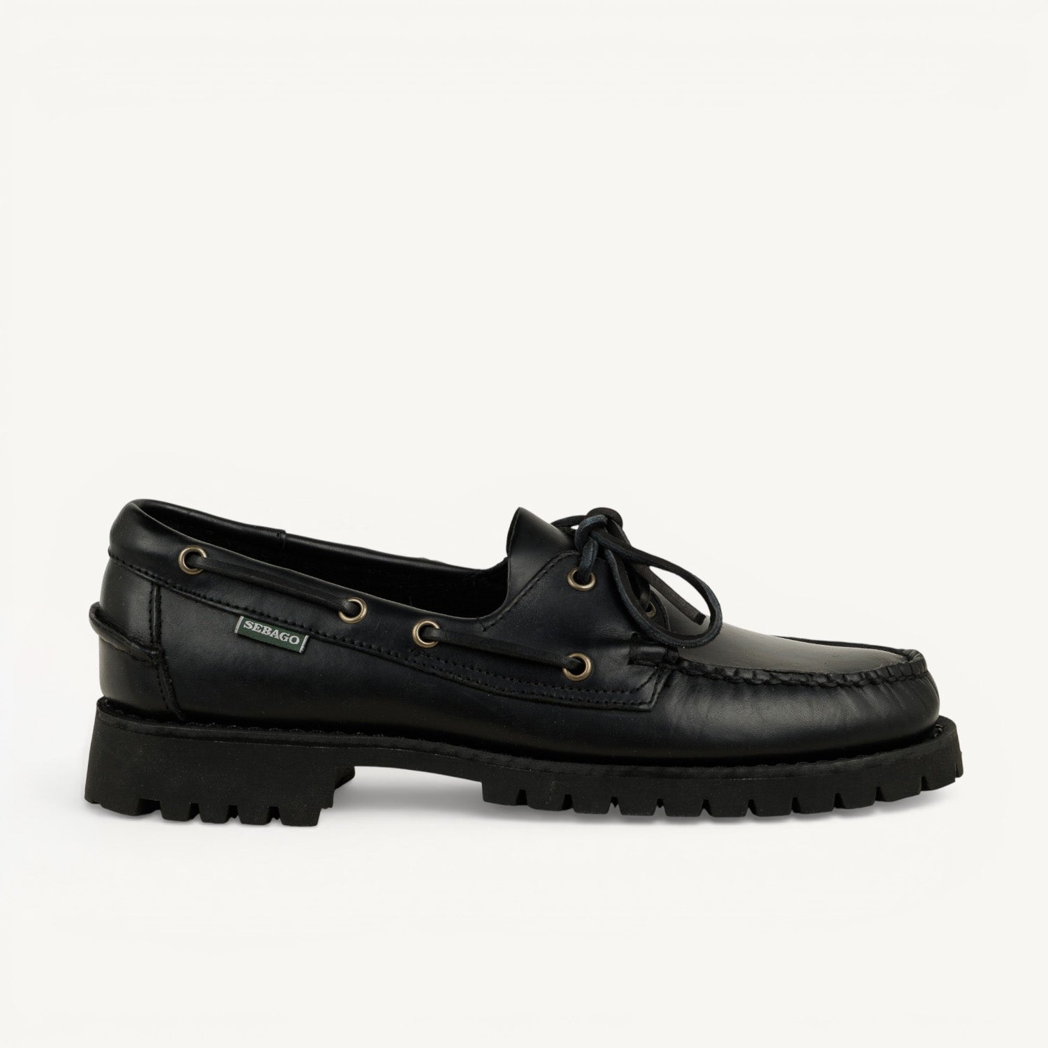 Chaussures bateau Homme SEBAGO RANGER WAXY MAN Noir
