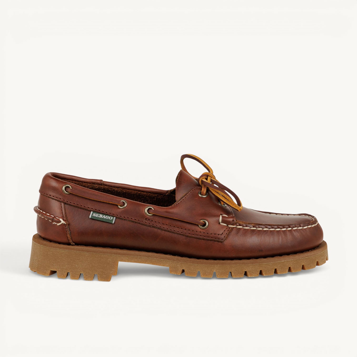 Chaussures bateau Homme SEBAGO RANGER WAXY MAN Marron