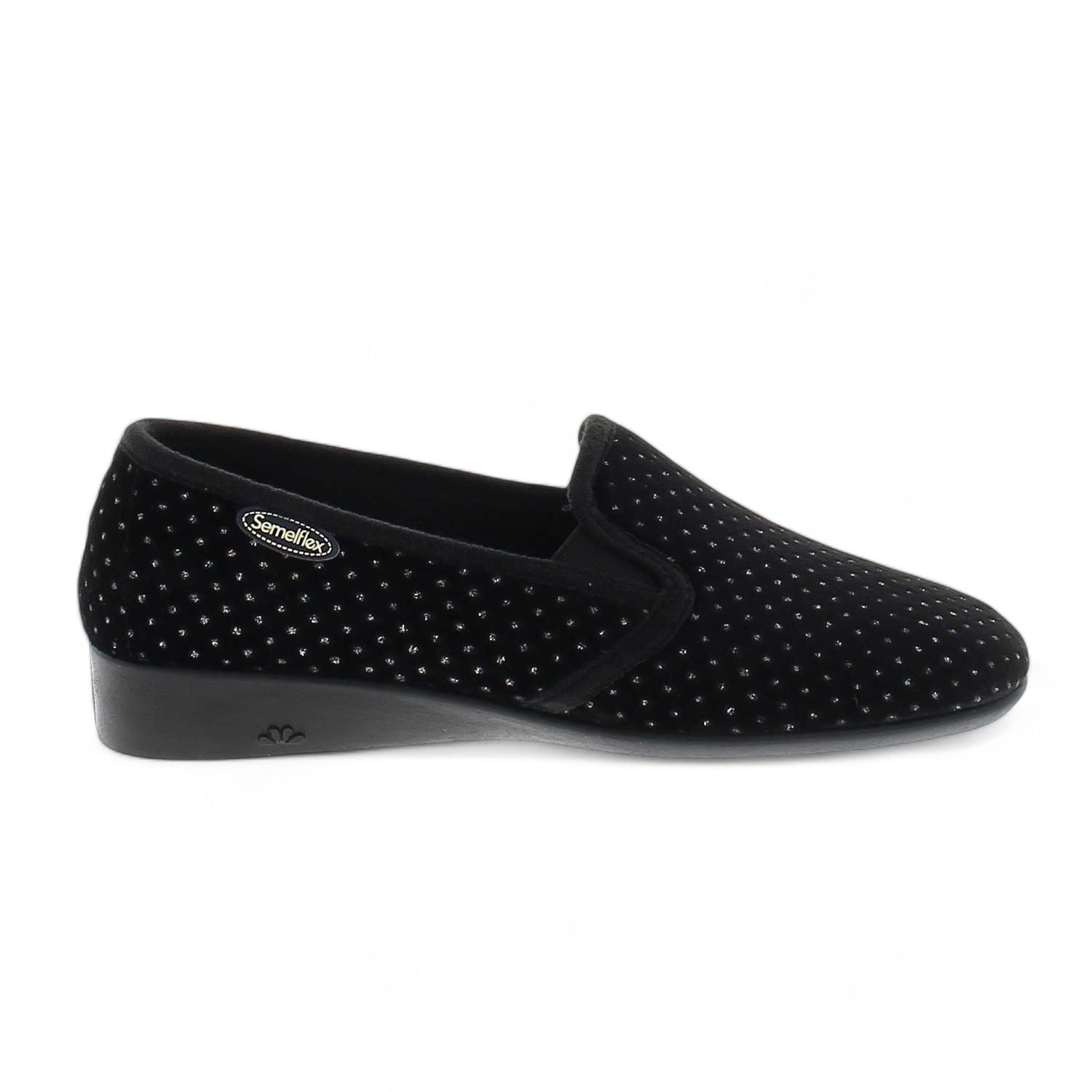 Chaussons Femme SEMELFLEX MARIE CHRISTINE Noir