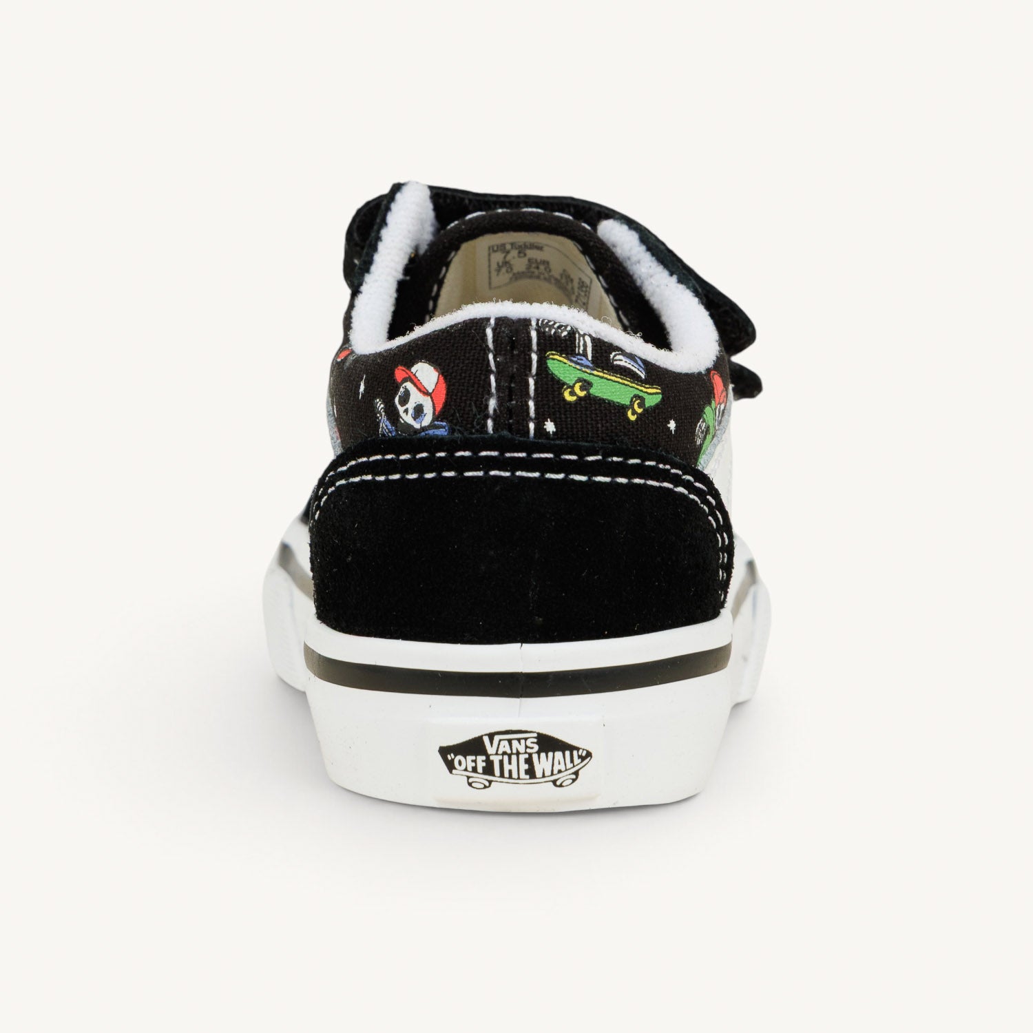 Sneakers Enfant VANS OLD SKOOL V GLOW Noir